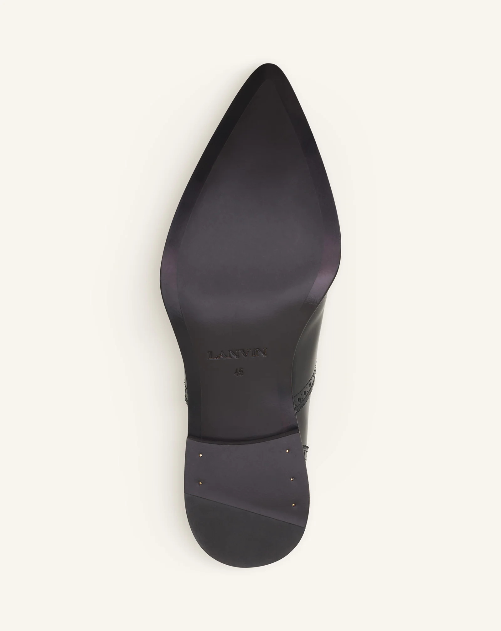 BROGUE OXFORD SHOE IN SHINY LEATHER - Image 6