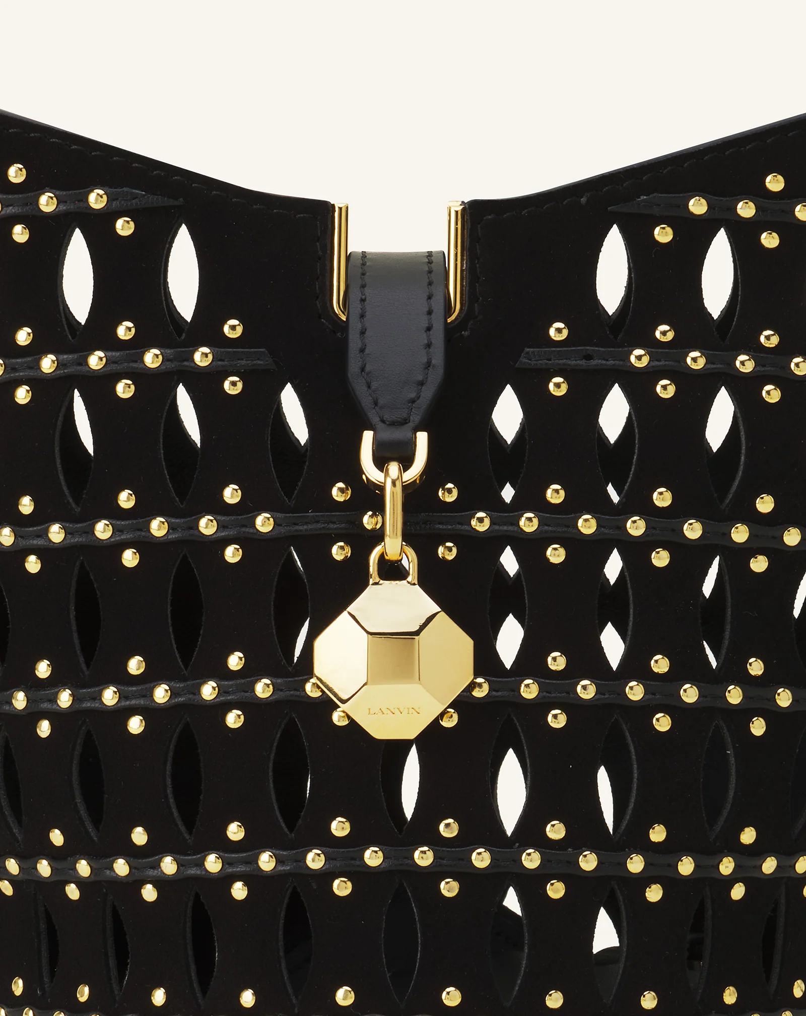 CATCH BY LANVIN NANO BUCKET BAG IN SUEDE - Image 5