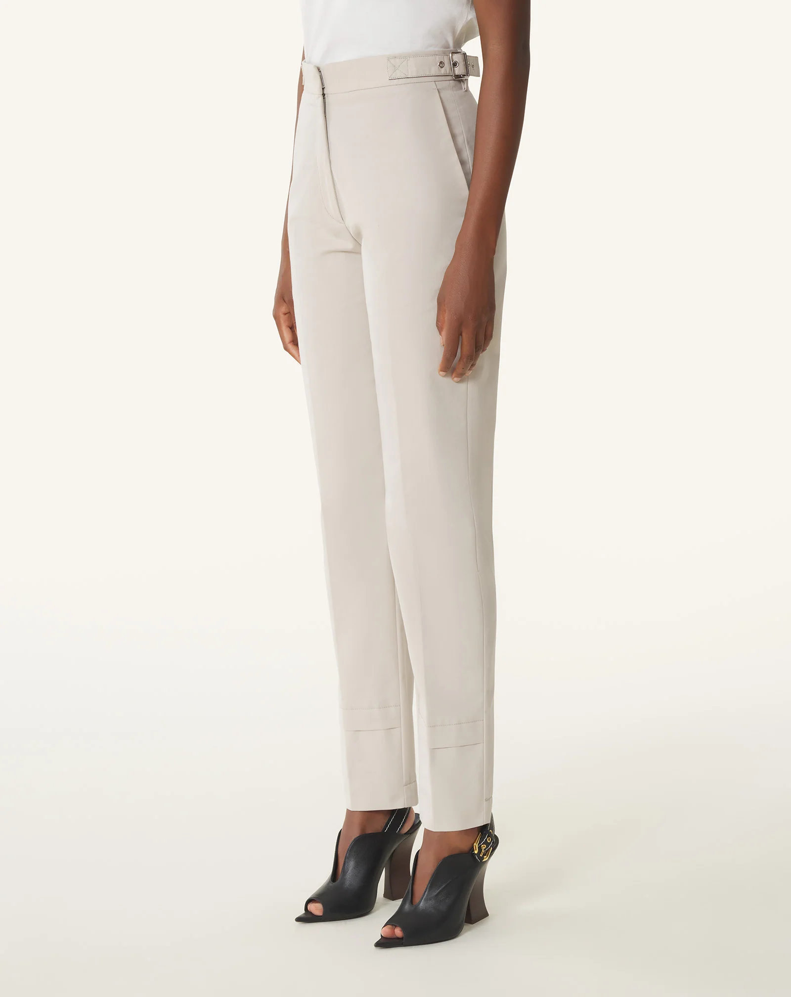 CIGARETTE PANTS IN TECHNICAL COTTON - Image 3