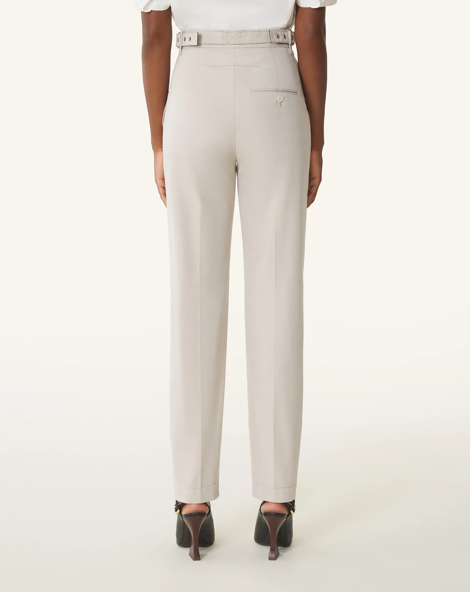 CIGARETTE PANTS IN TECHNICAL COTTON - Image 4