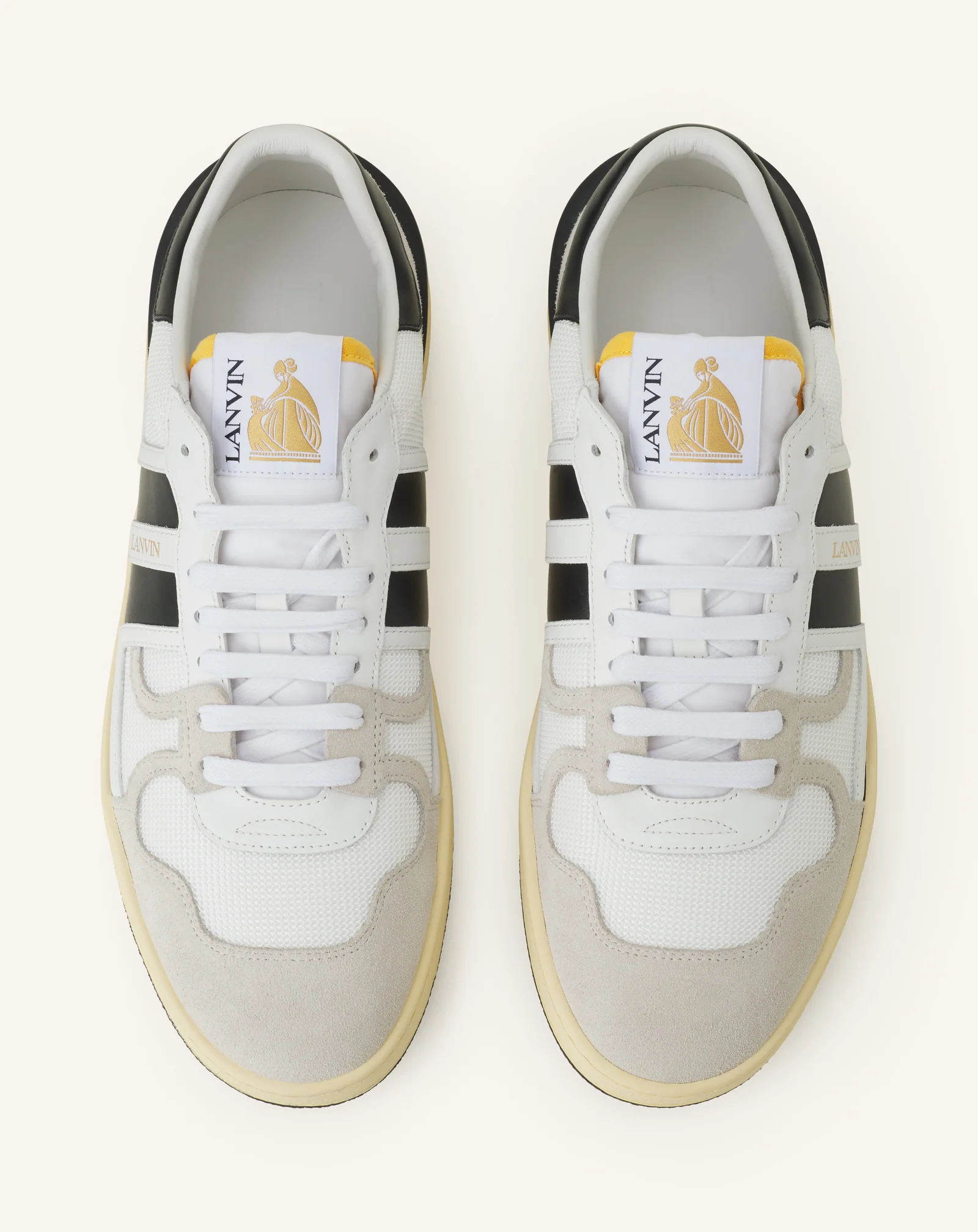 CLAY SNEAKERS IN MESH AND LEATHER - Image 5