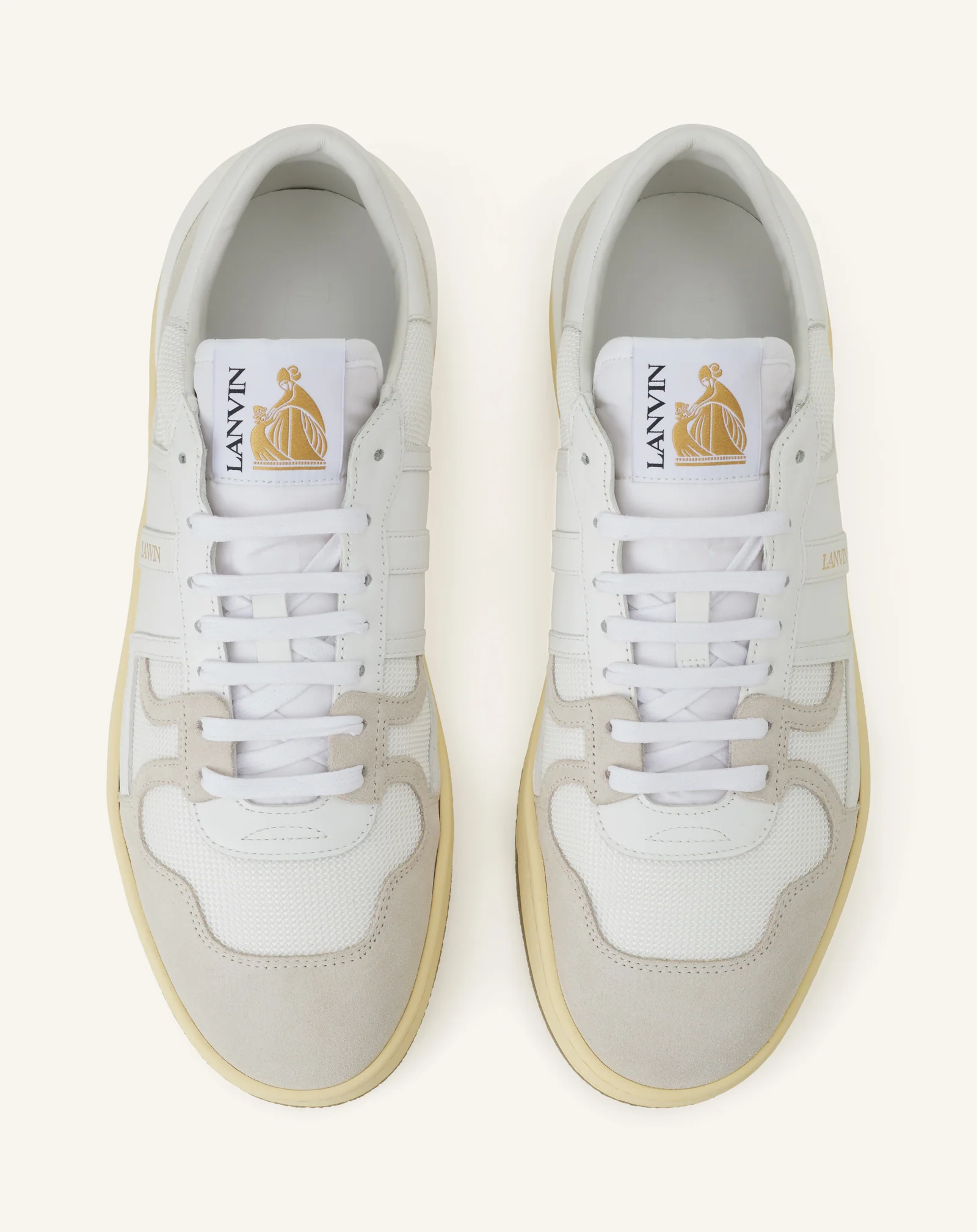 CLAY SNEAKERS IN MESH AND LEATHER - Image 5