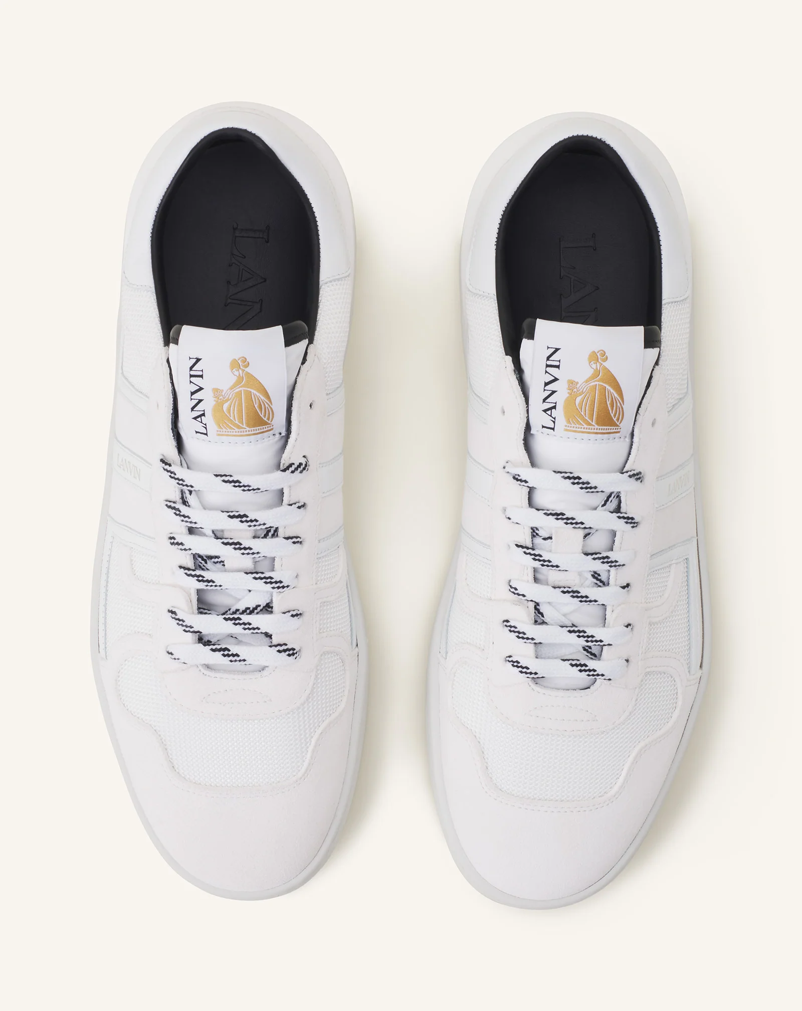 CLAY SNEAKERS IN MESH AND LEATHER - Image 4