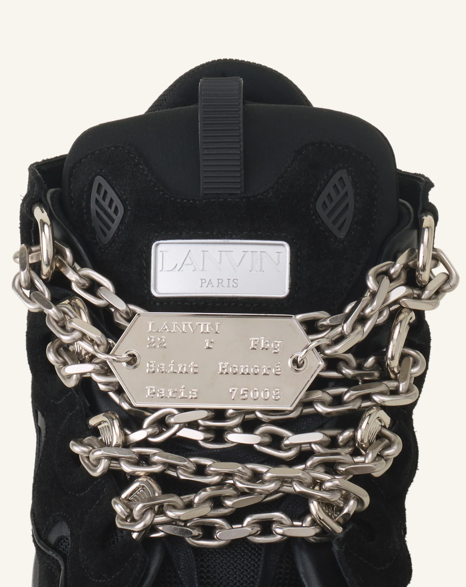 CURB SNEAKERS ID CHAIN IN SUEDE - Image 5