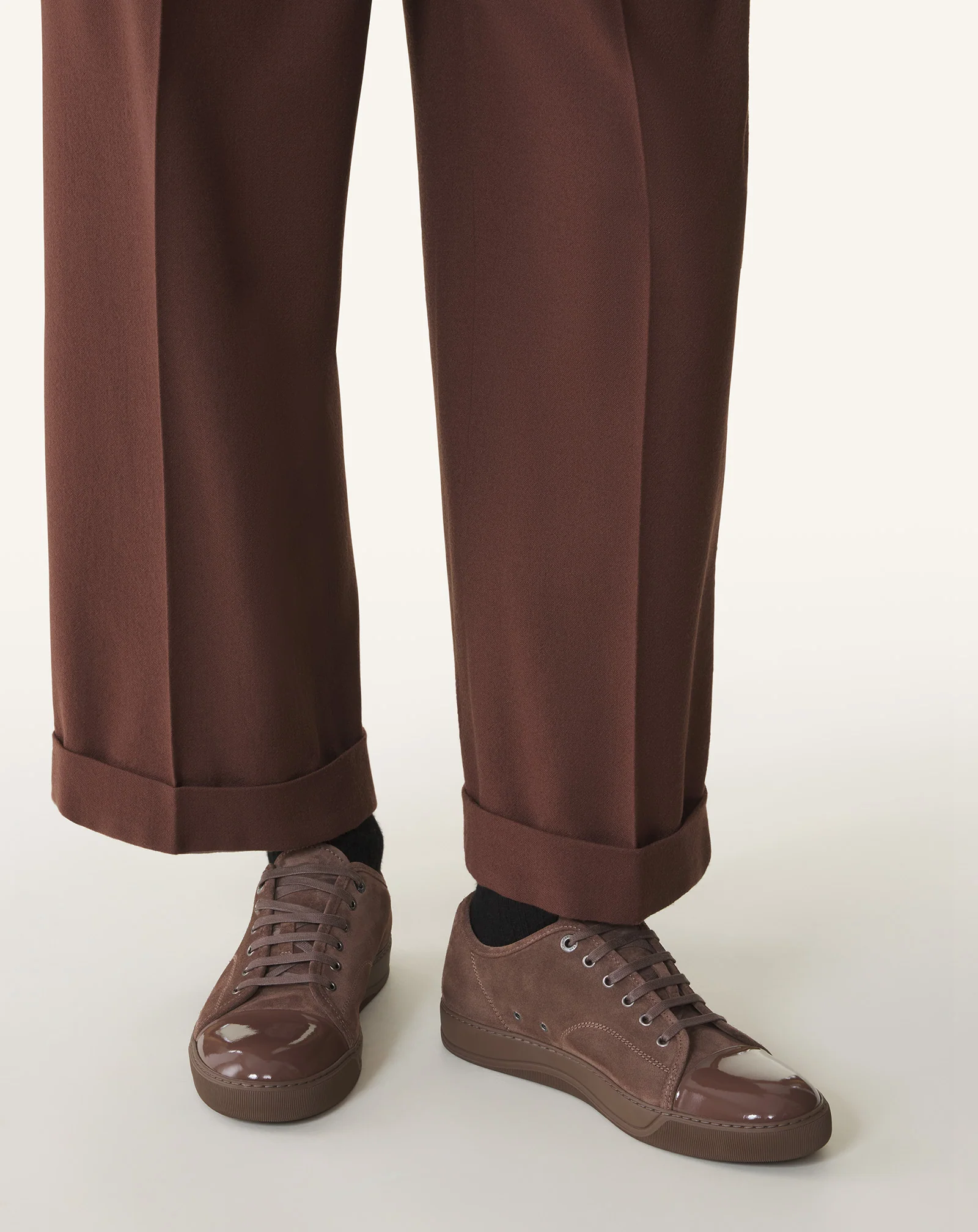 DBB1 PATENT LEATHER AND SUEDE SNEAKERS - Image 7