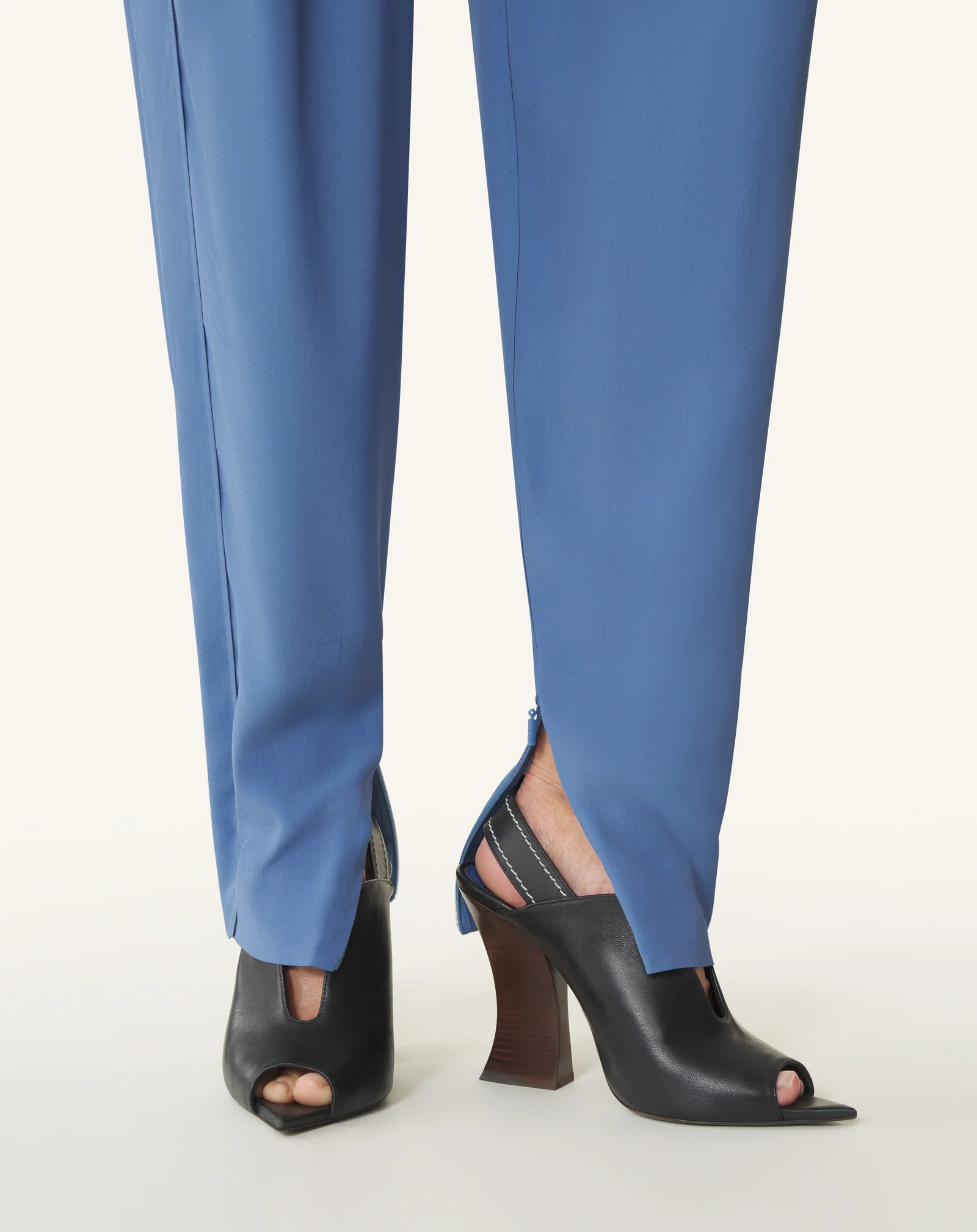 DRAPED PANTS IN CREPE DE CHINE - Image 6