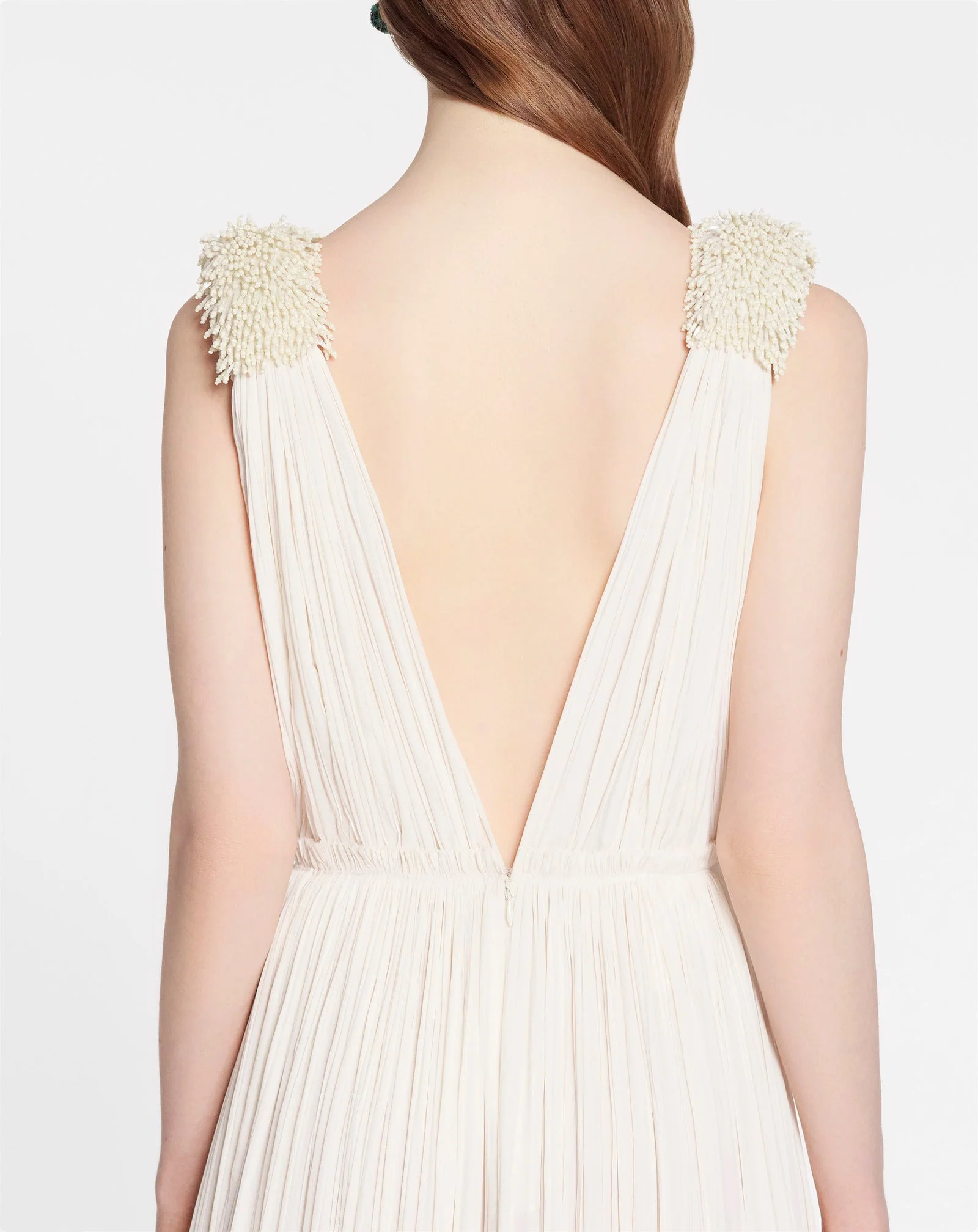 FLOOR LENGTH EVENING GOWN IN CHARMEUSE - Image 6