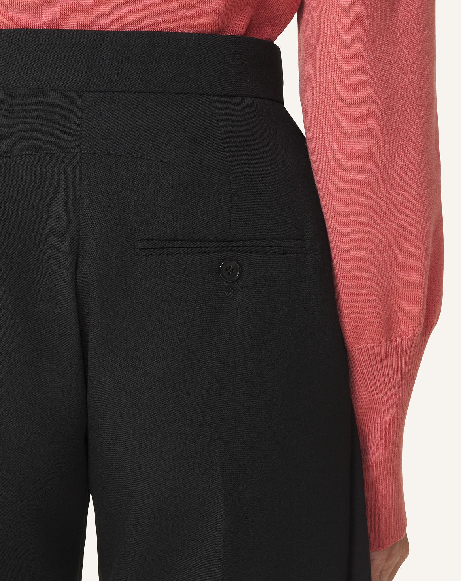 FRILLED WOOL PANTS - Image 6