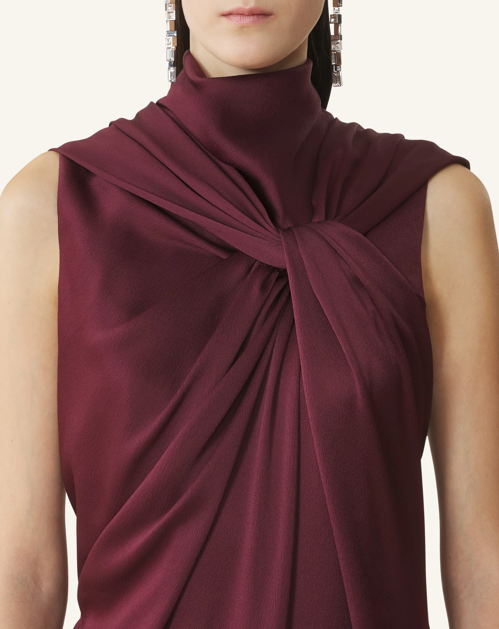 LONG JUMPSUIT IN SATIN - Image 5