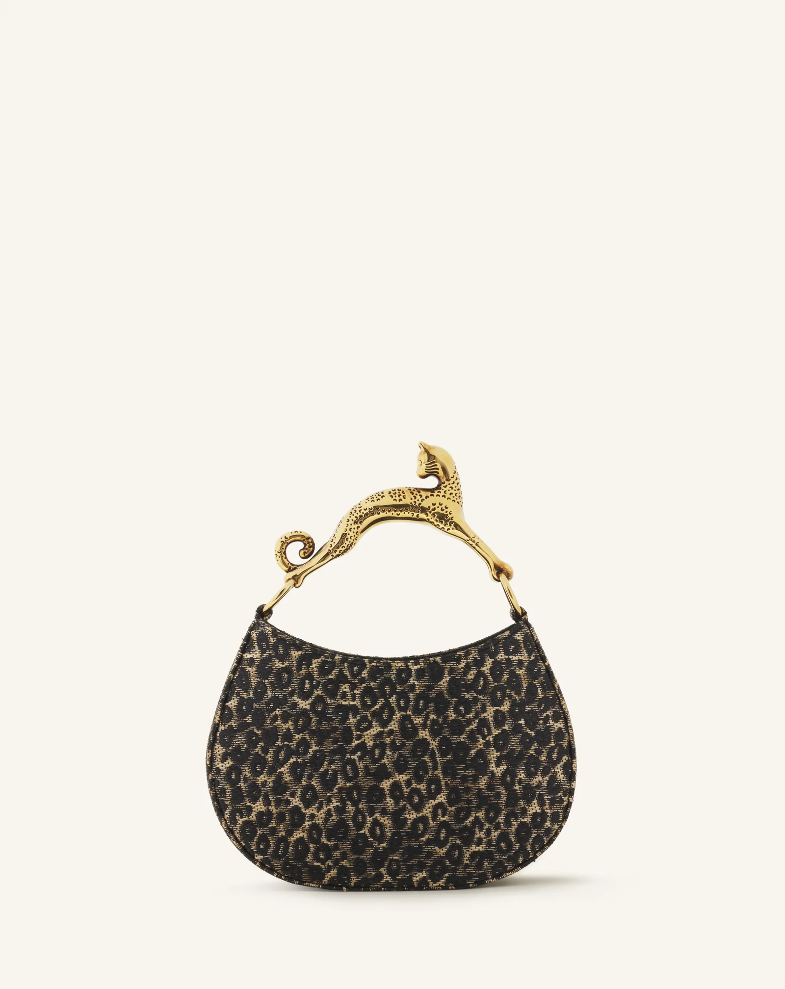 HOBO CAT BAG IN RAFFIA LEOPARD PRINT - Image 4