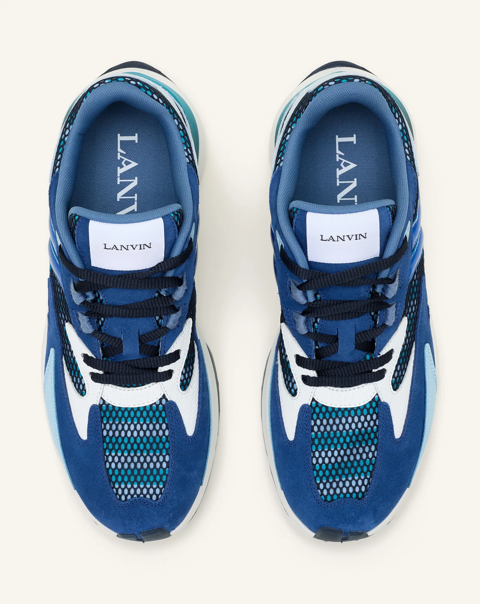 JLA SNEAKERS IN MESH AND METALLIC LEATHER - Image 4