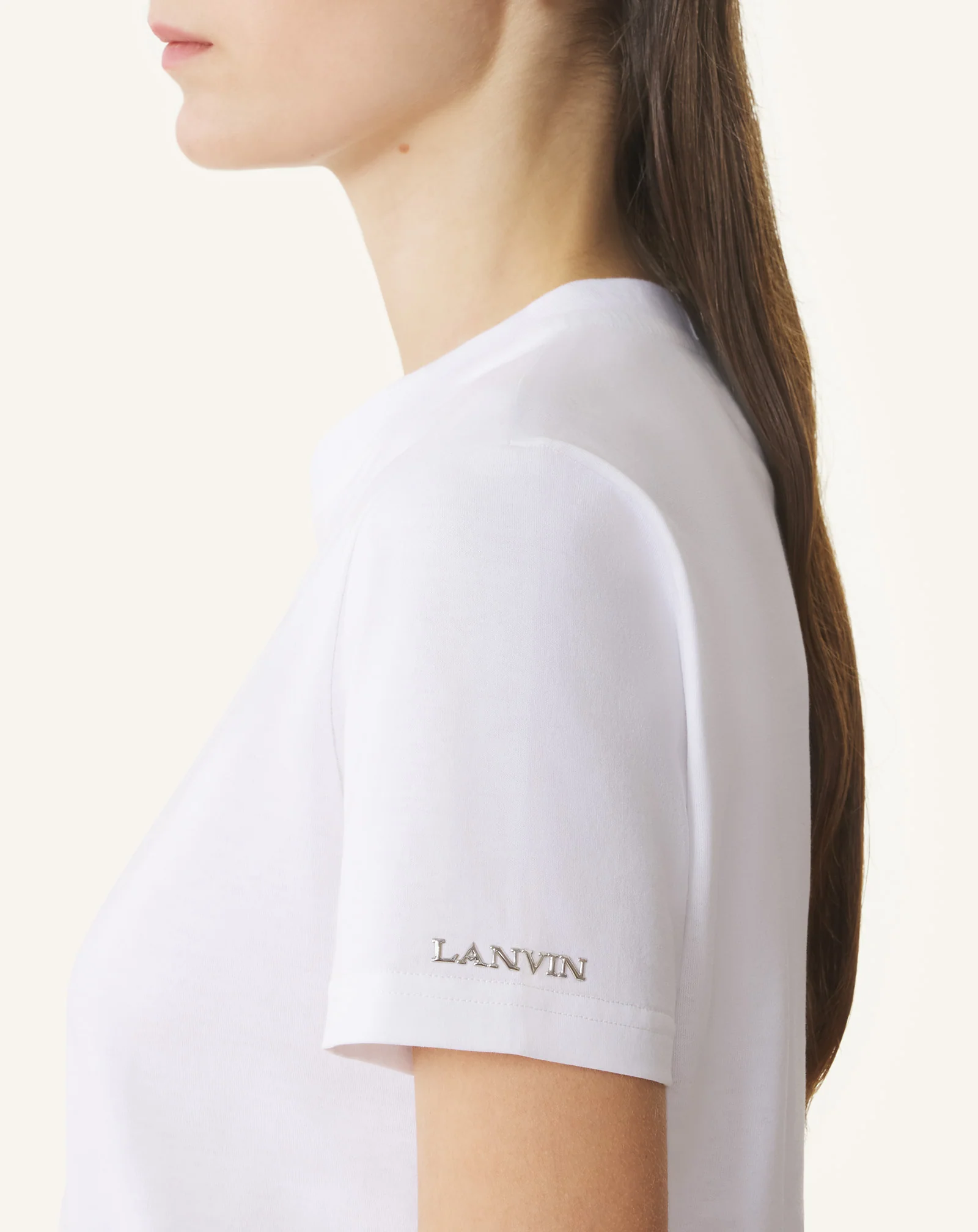 COTTON T-SHIRT WITH RIBBON DETAIL - Image 5