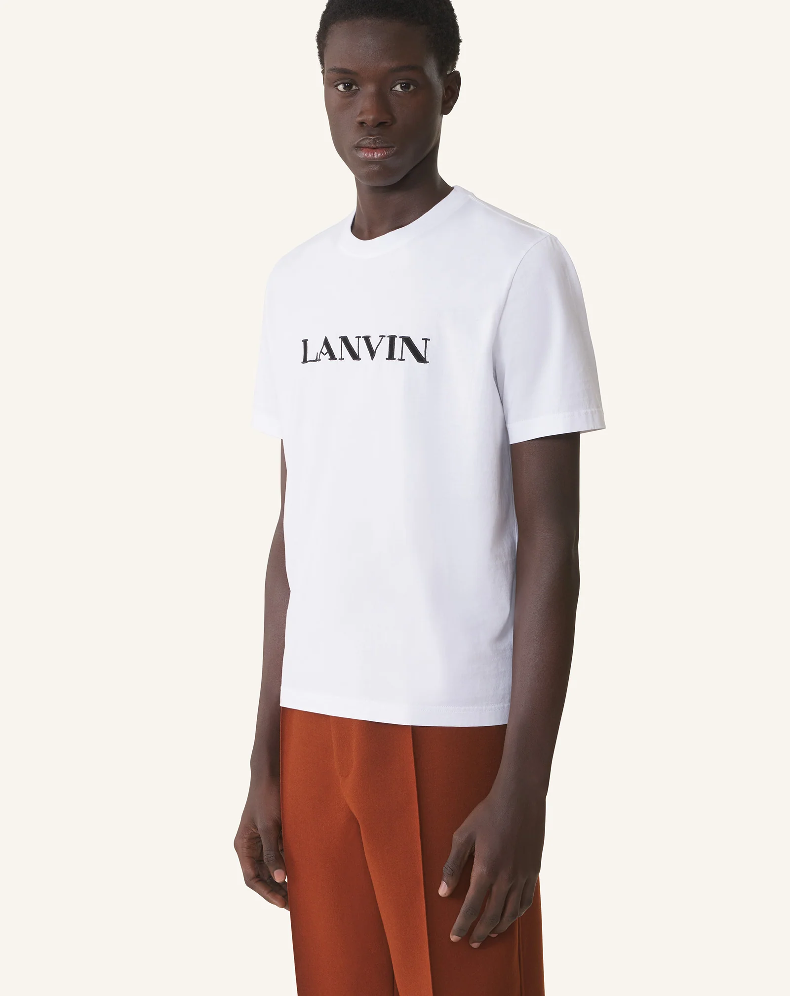 LANVIN EMBROIDERED COTTON T-SHIRT - Image 3
