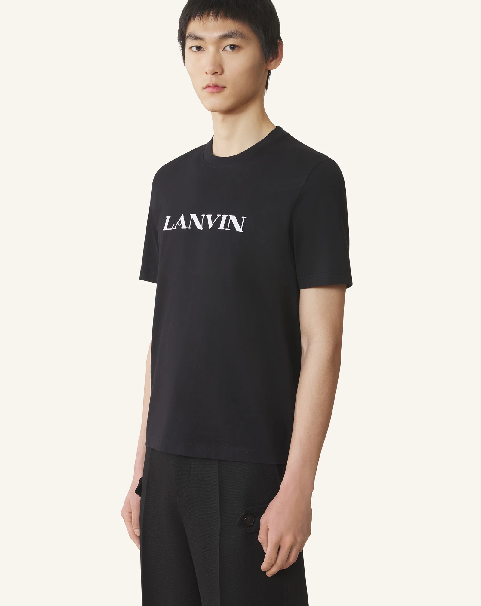 LANVIN EMBROIDERED COTTON T-SHIRT - Image 3