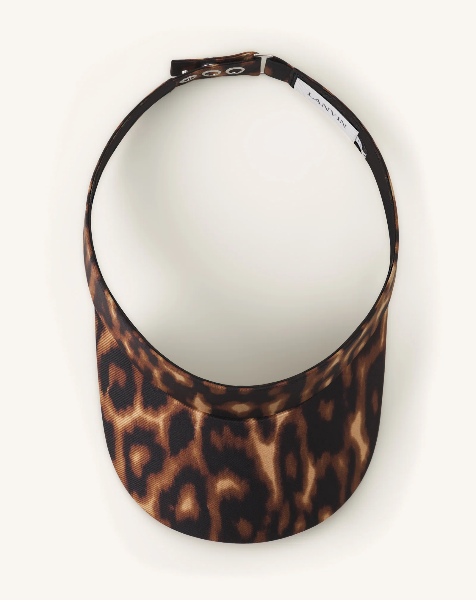LANVIN LEOPARD PRINT VISOR - Image 5