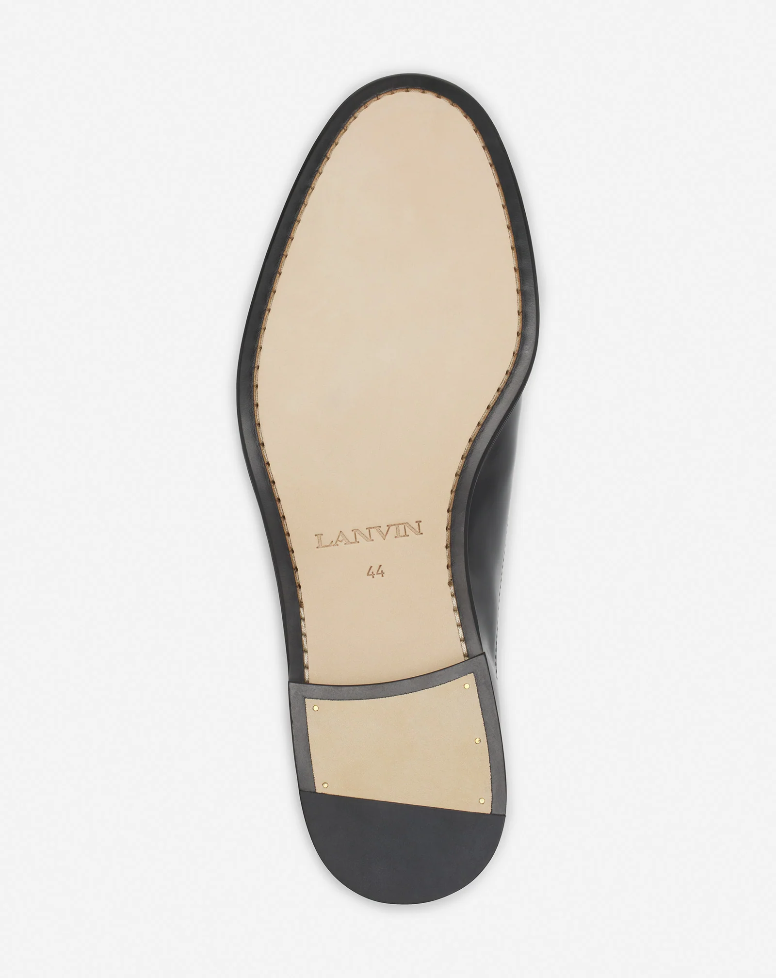 LANVIN SIGNATURE LEATHER OXFORD SHOES - Image 9