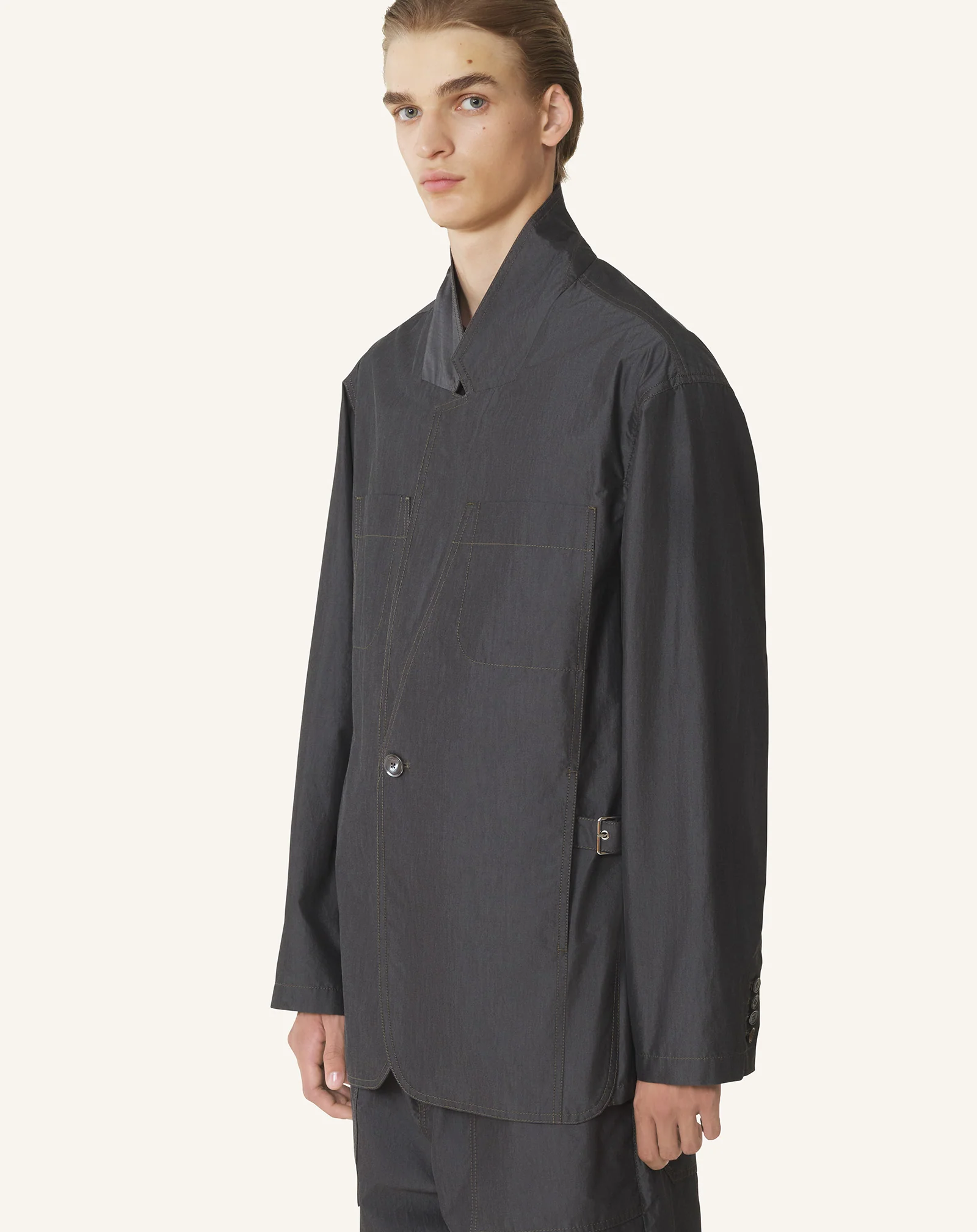 LOOSE-FIT CHAMBRAY JACKET - Image 3