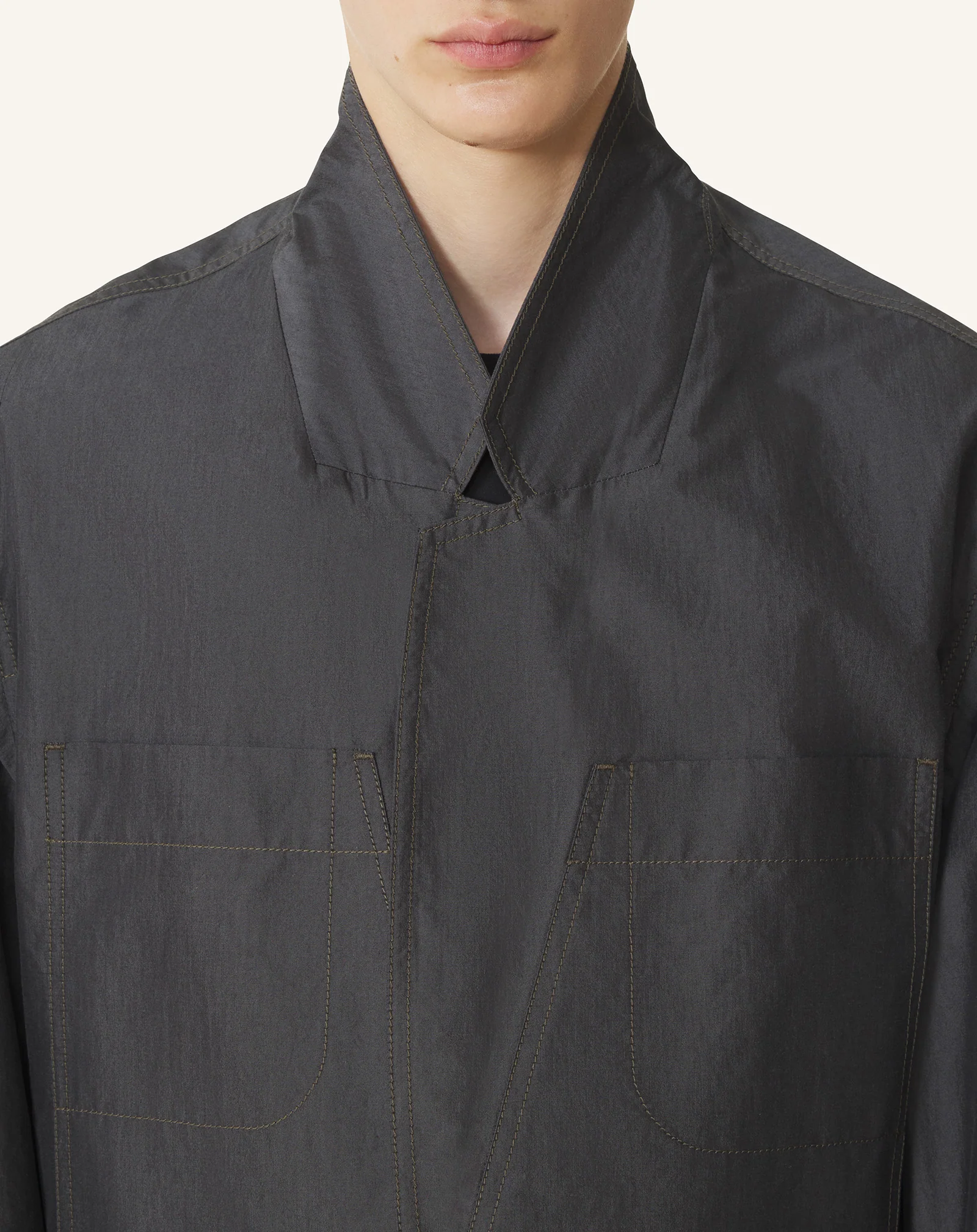 LOOSE-FIT CHAMBRAY JACKET - Image 5