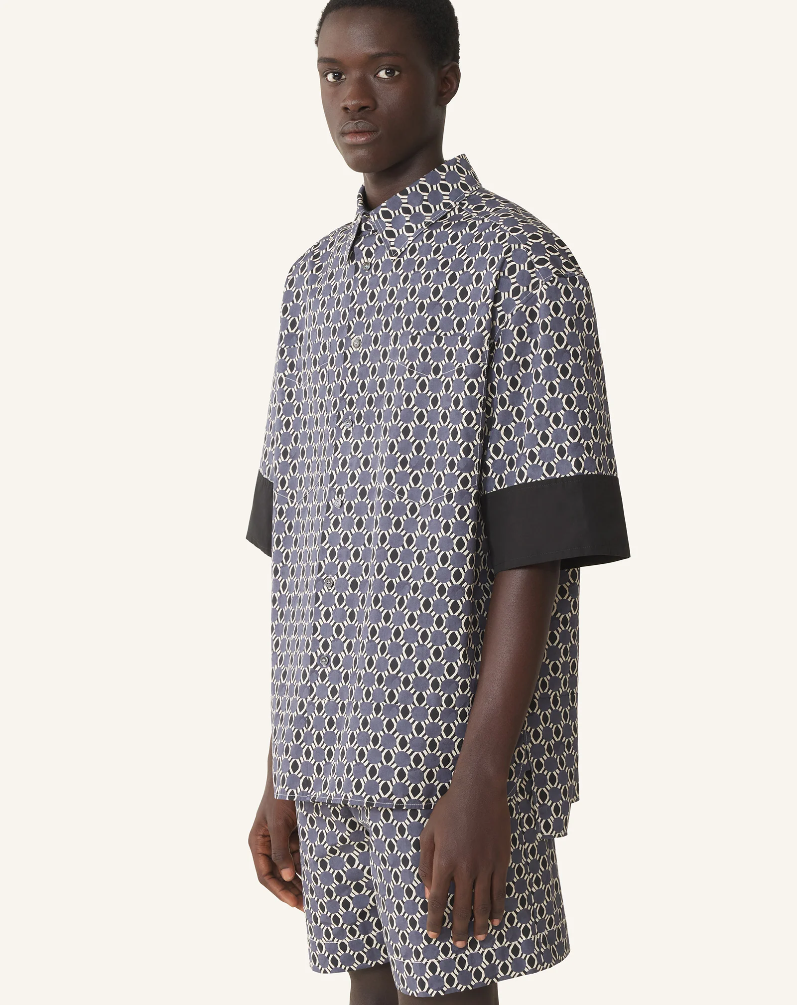 LOOSE-FIT PRINTED COTTON SHIRT - Image 3