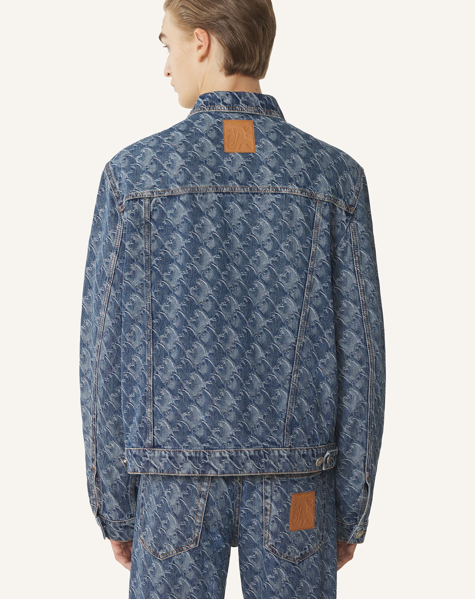 LUNAR YEAR JACQUARD DENIM JACKET - Image 4