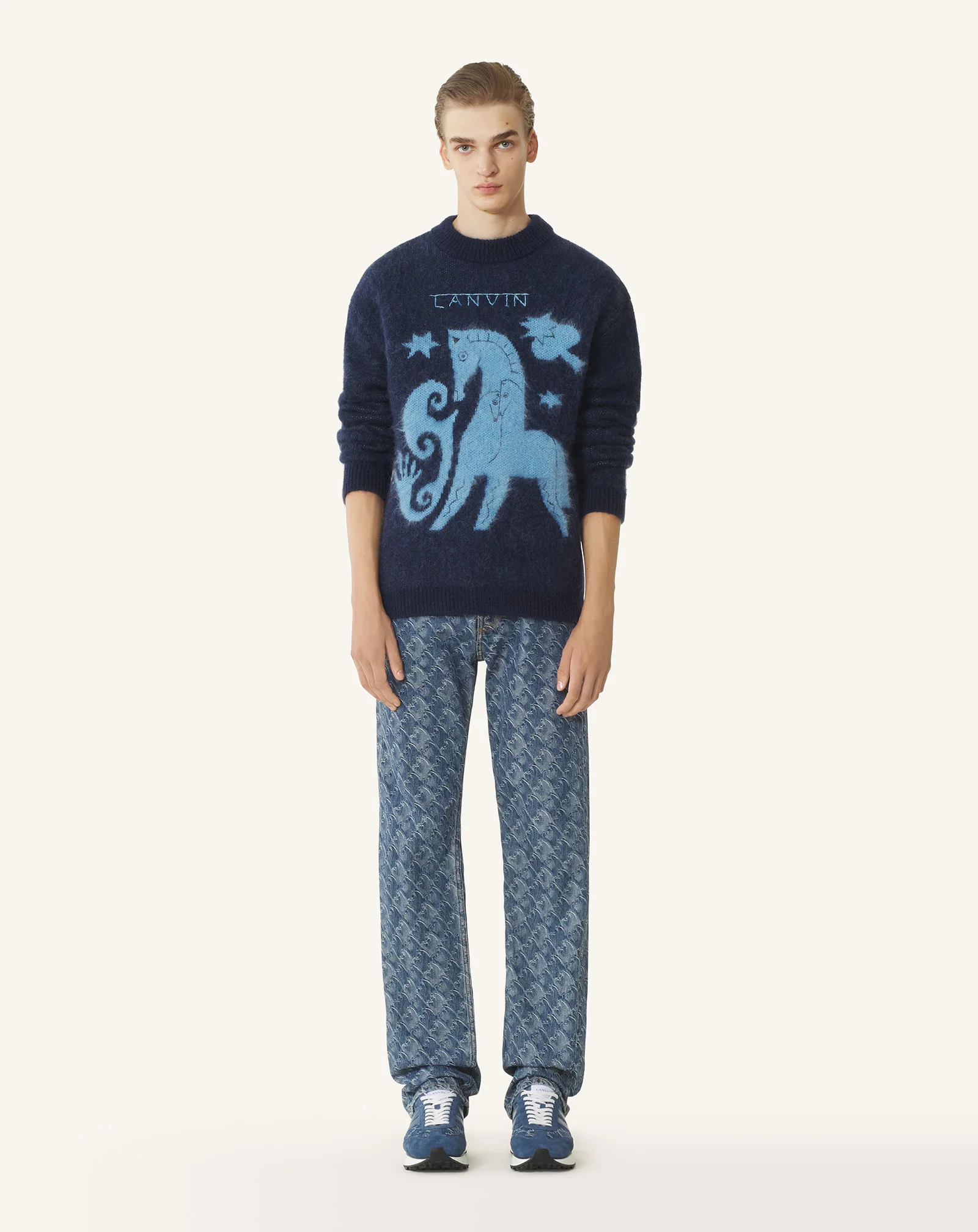 LUNAR YEAR JACQUARD MOHAIR SWEATER - Image 3