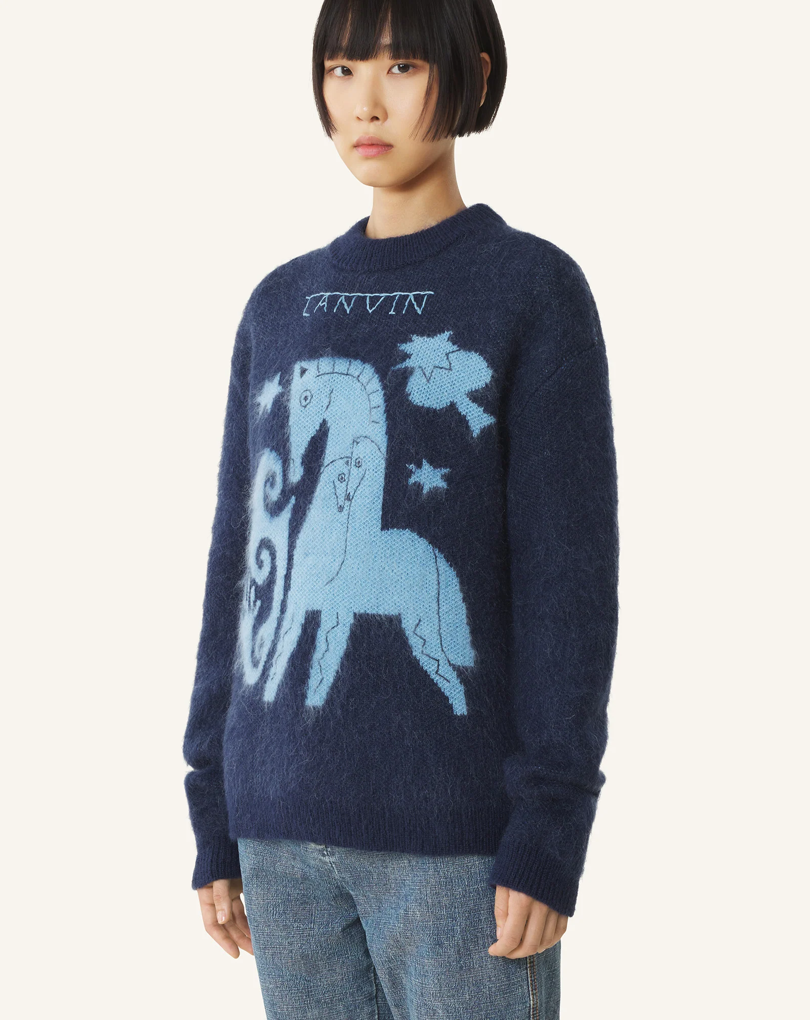 LUNAR YEAR JACQUARD MOHAIR SWEATER - Image 4