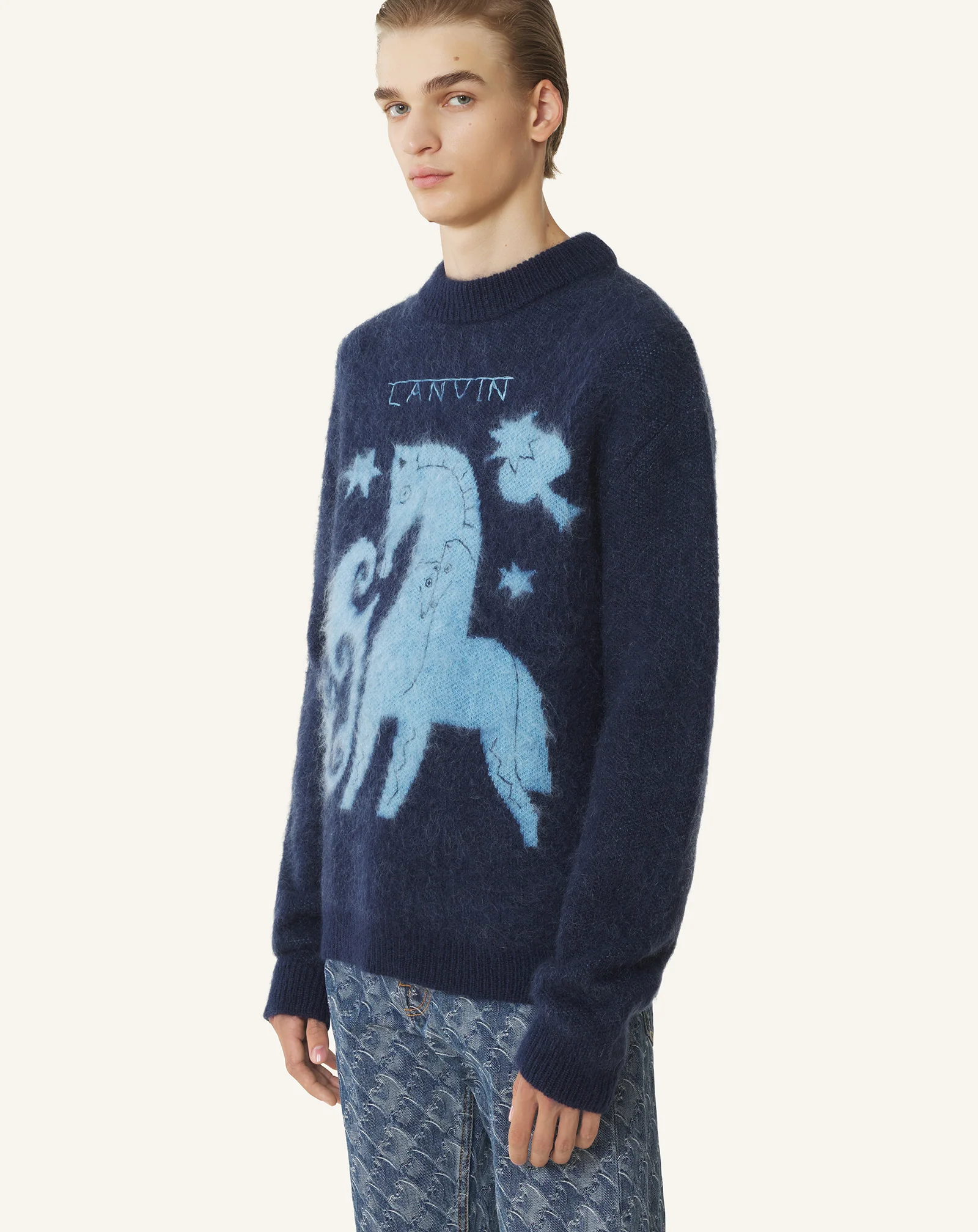 LUNAR YEAR JACQUARD MOHAIR SWEATER - Image 5