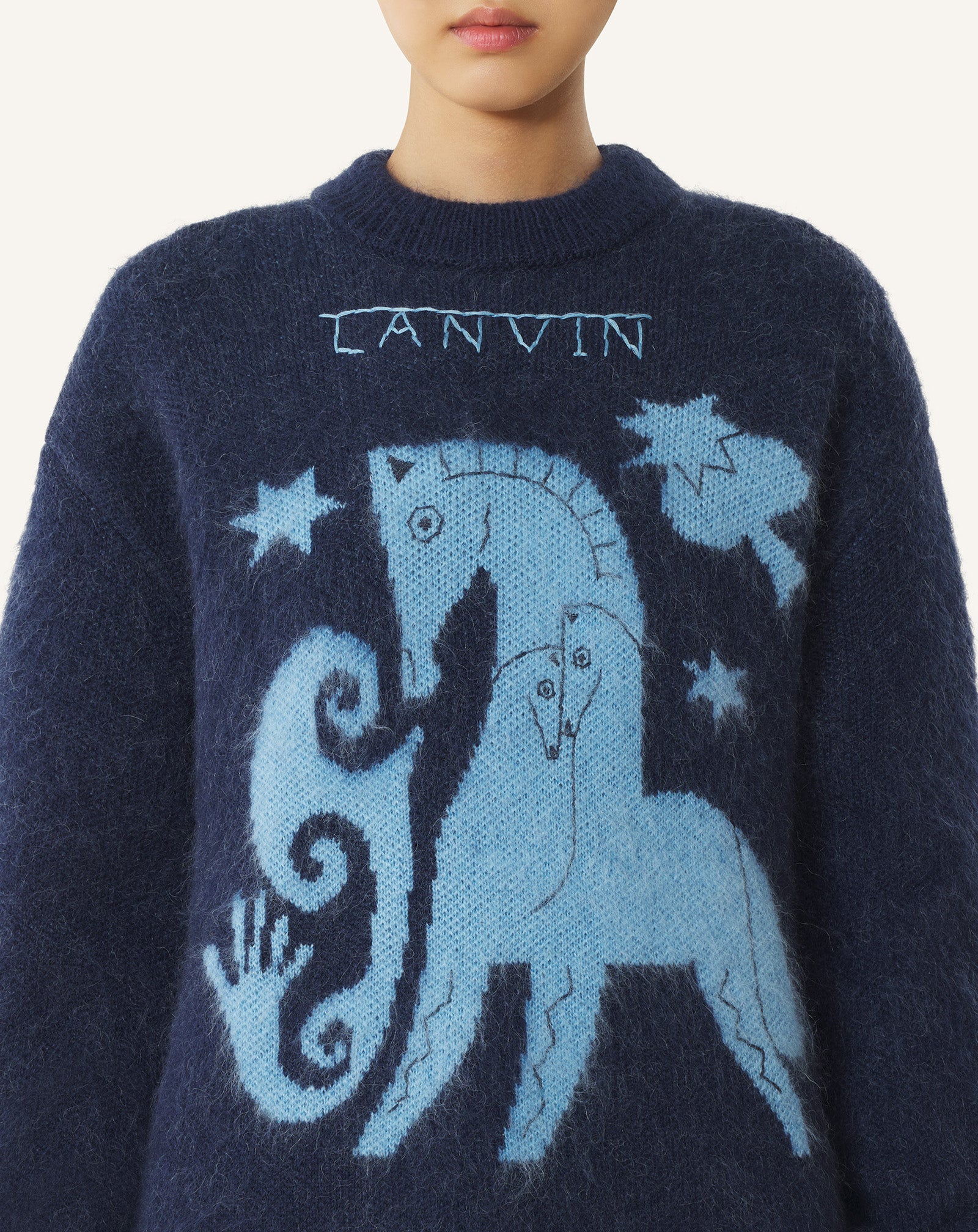 LUNAR YEAR JACQUARD MOHAIR SWEATER - Image 8