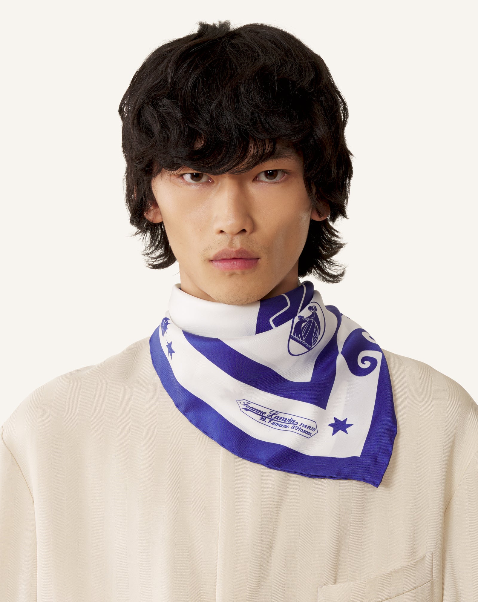 LUNAR YEAR PRINT SILK SCARF - Image 4