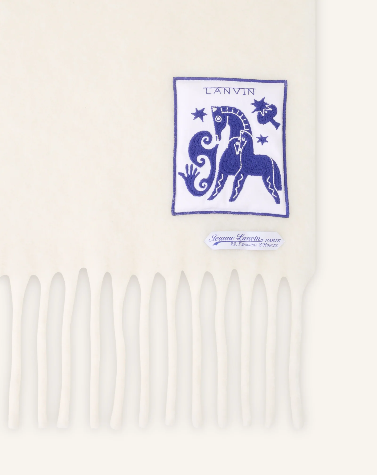 LUNAR YEAR WOOL SCARF WITH FRINGES - Image 3