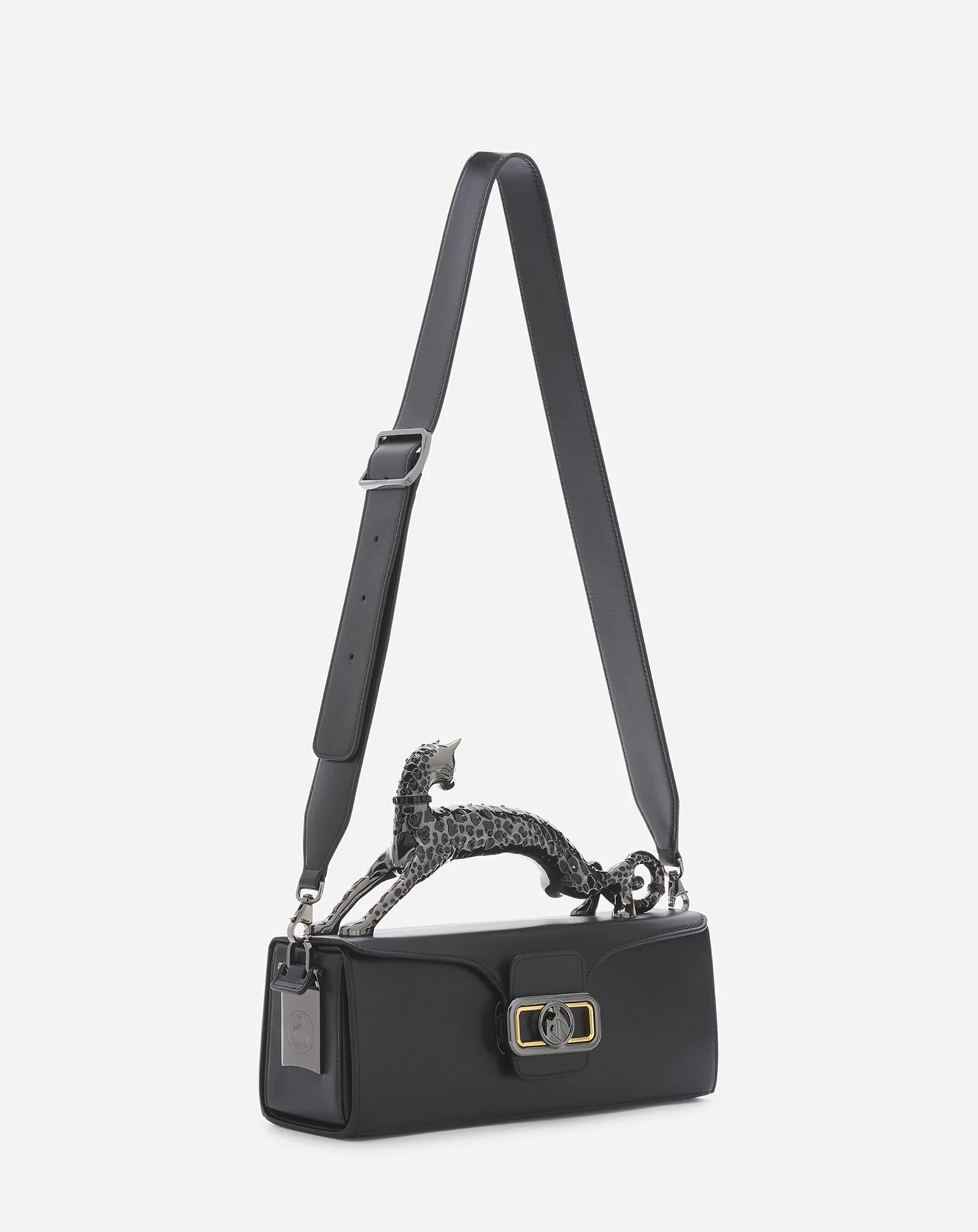 PENCIL CAT BAG IN LEATHER - Image 3