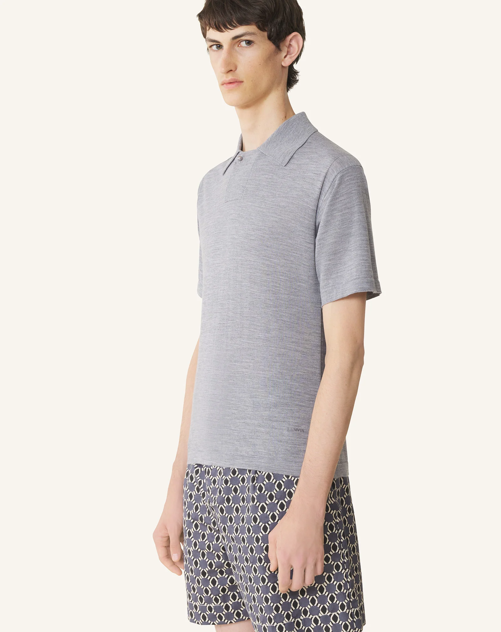 MERINO WOOL POLO SHIRT - Image 3