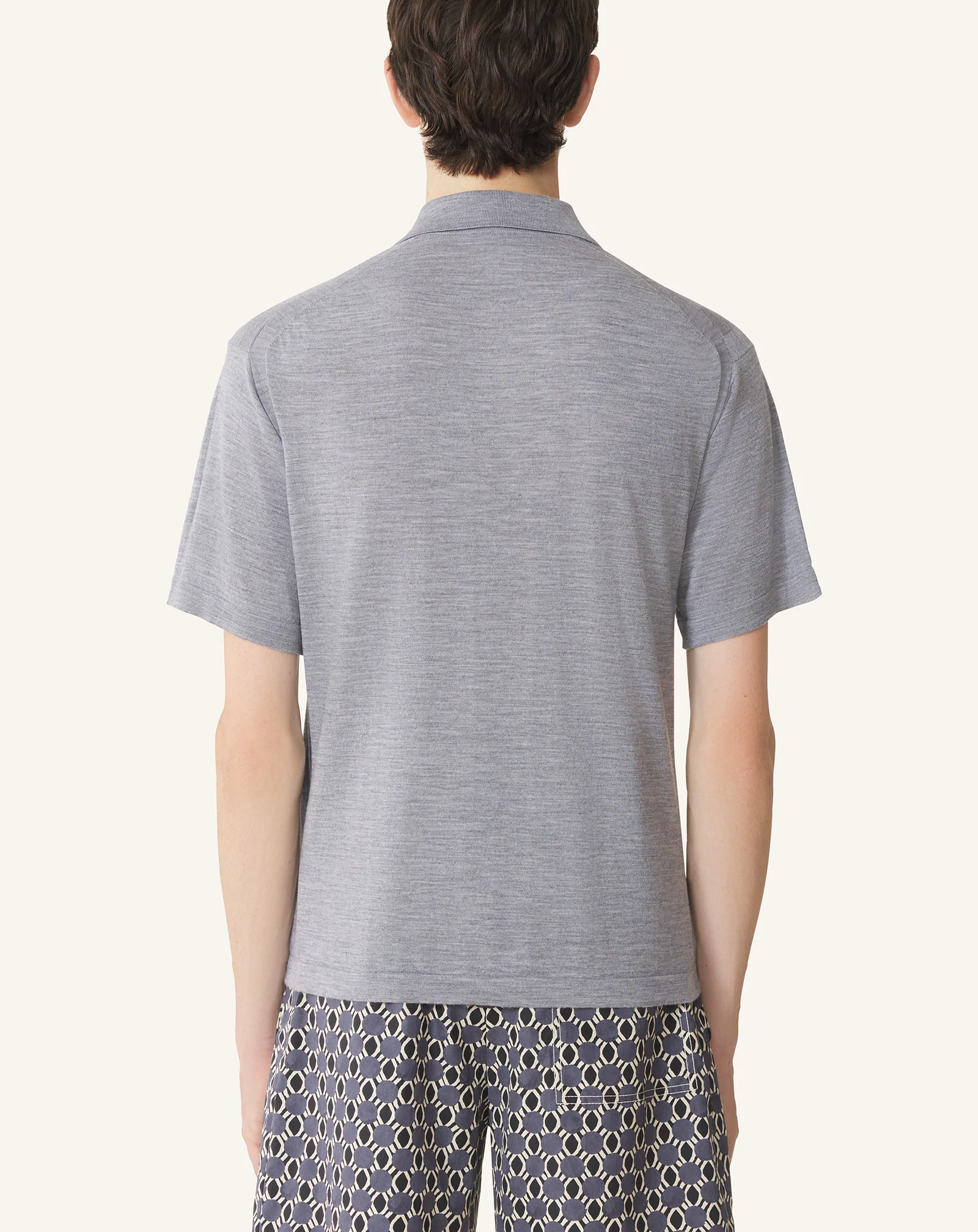 MERINO WOOL POLO SHIRT - Image 4