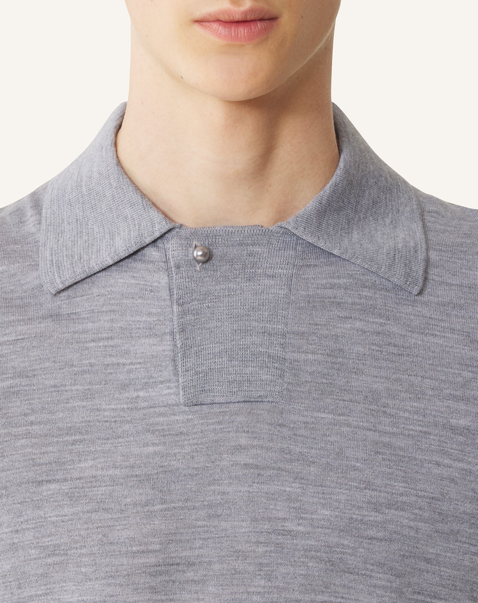 MERINO WOOL POLO SHIRT - Image 6