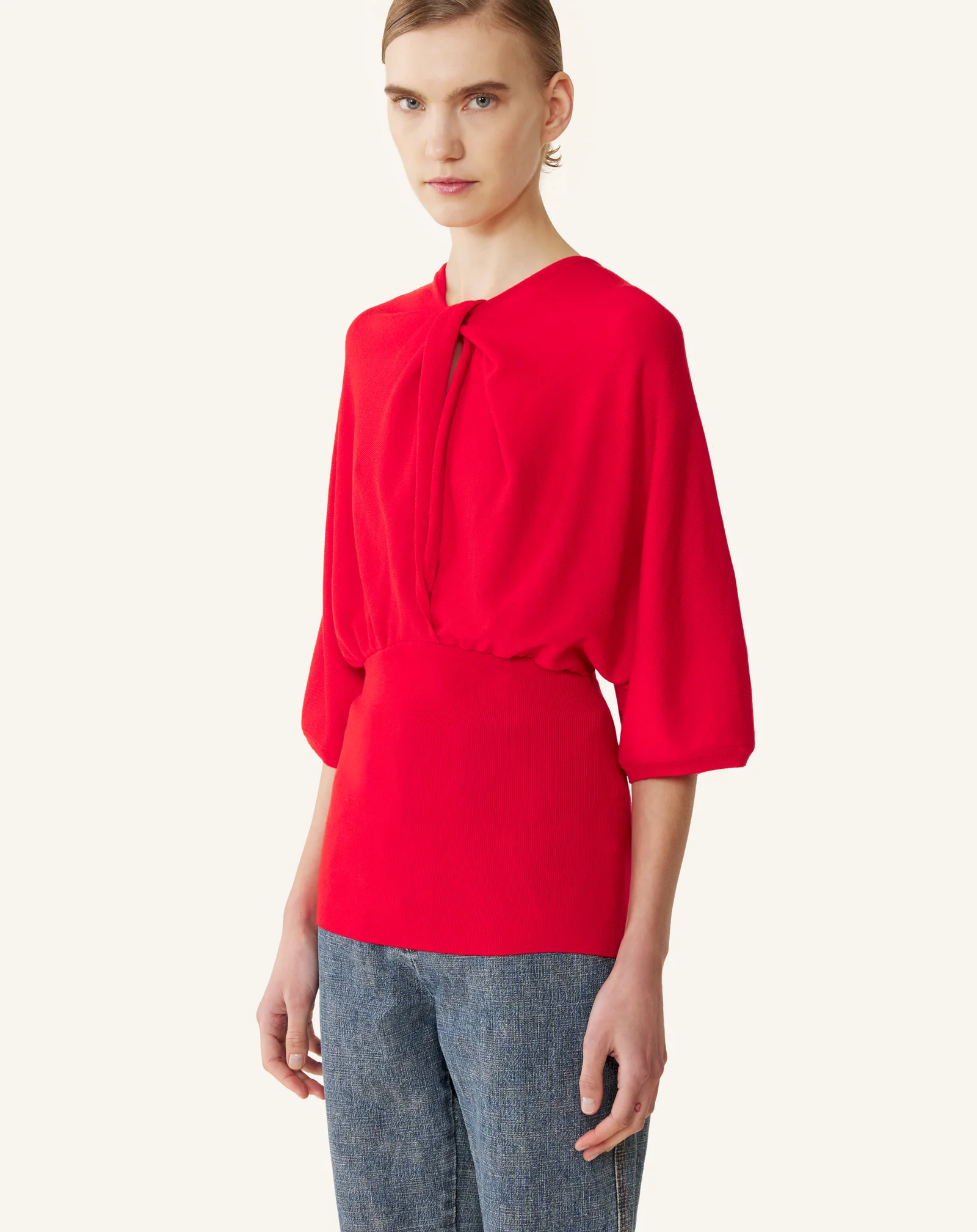 MERINO WOOL SWEATER WITH BOW DETAIL - Image 4