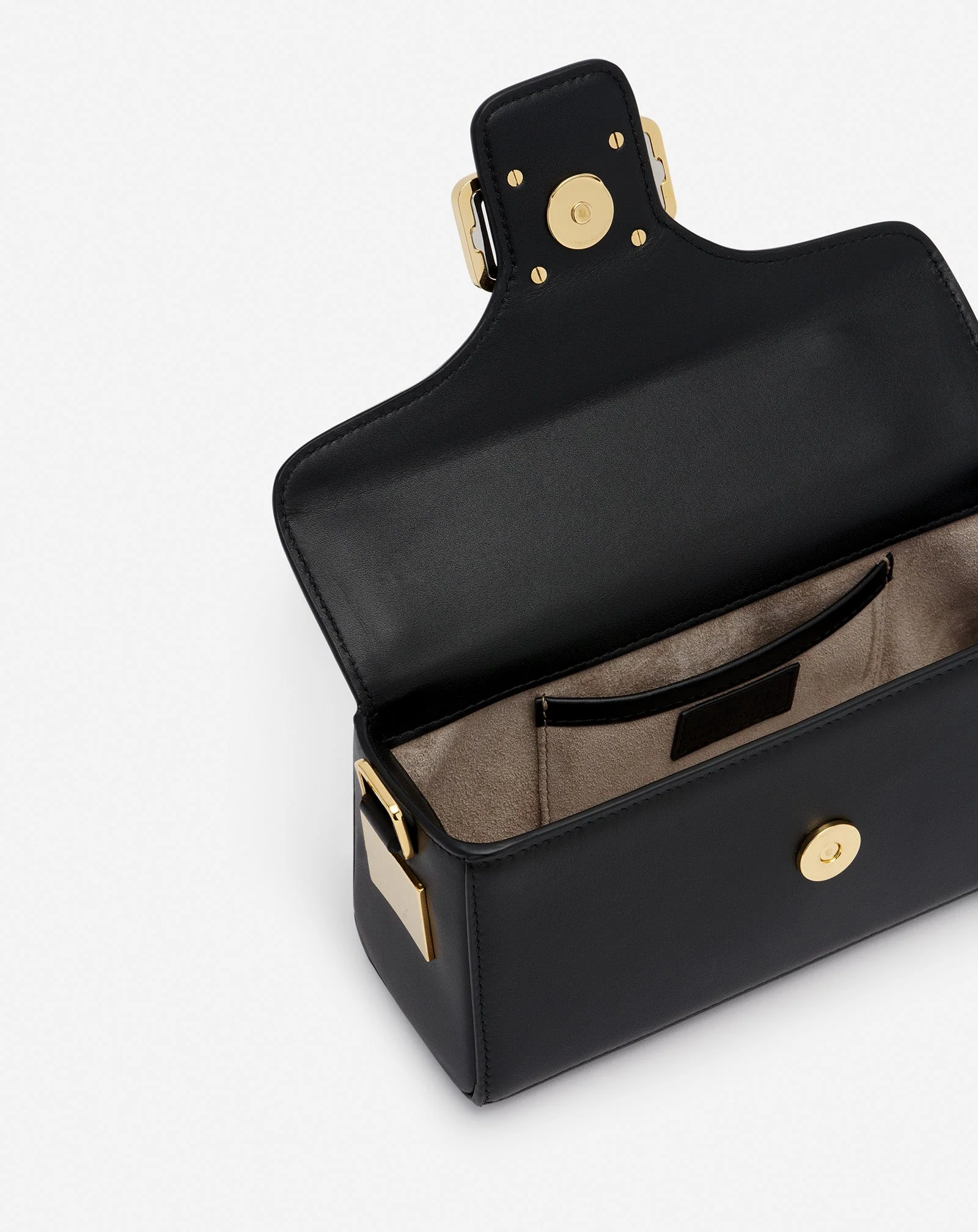 PENCIL CAT NANO BAG IN LEATHER AND RHINESTONES - Image 4