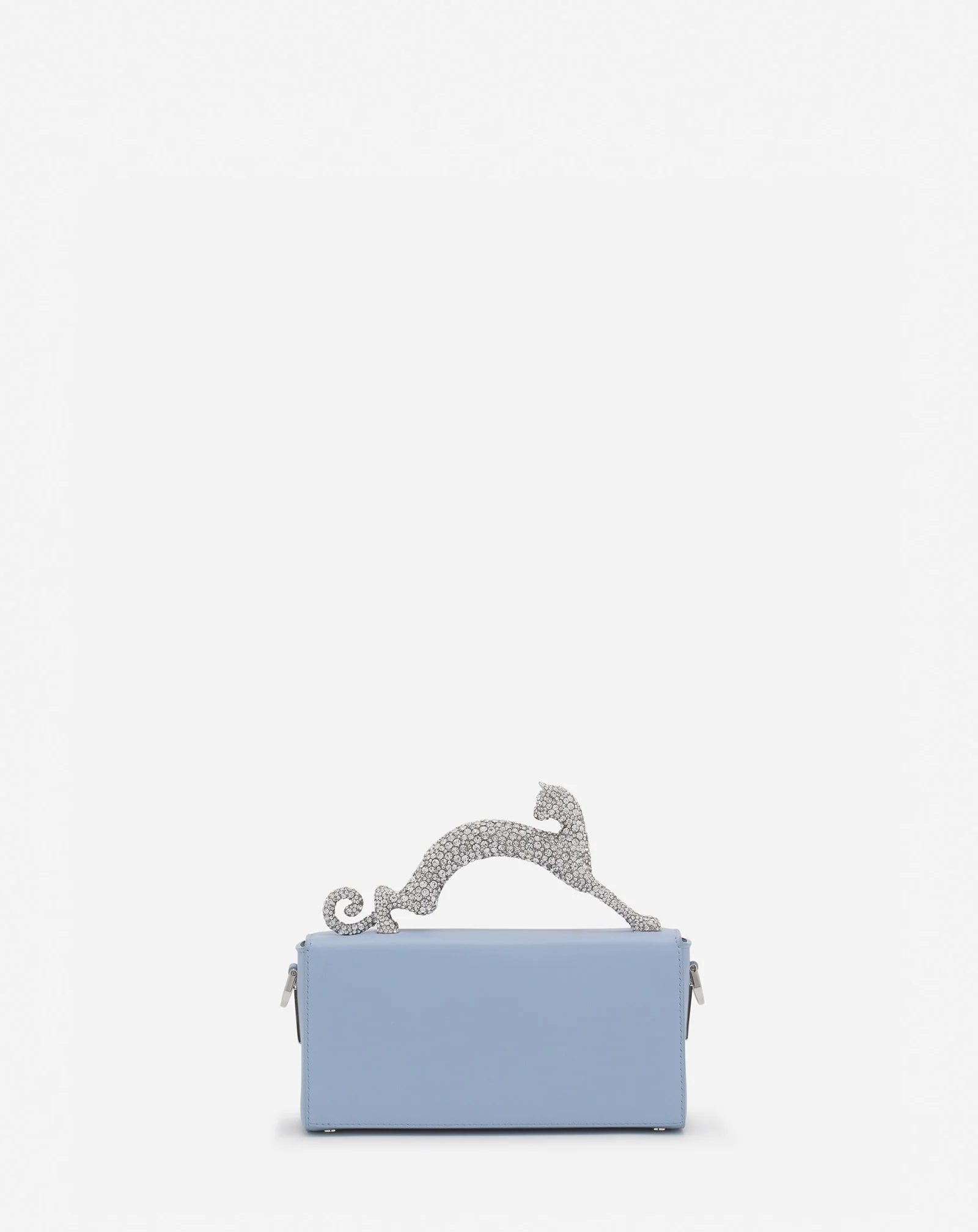 PENCIL CAT NANO BAG IN LEATHER AND RHINESTONES - Image 4