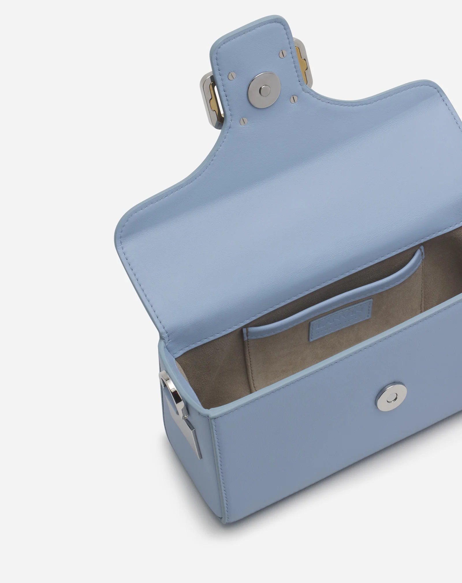 PENCIL CAT NANO BAG IN LEATHER AND RHINESTONES - Image 5