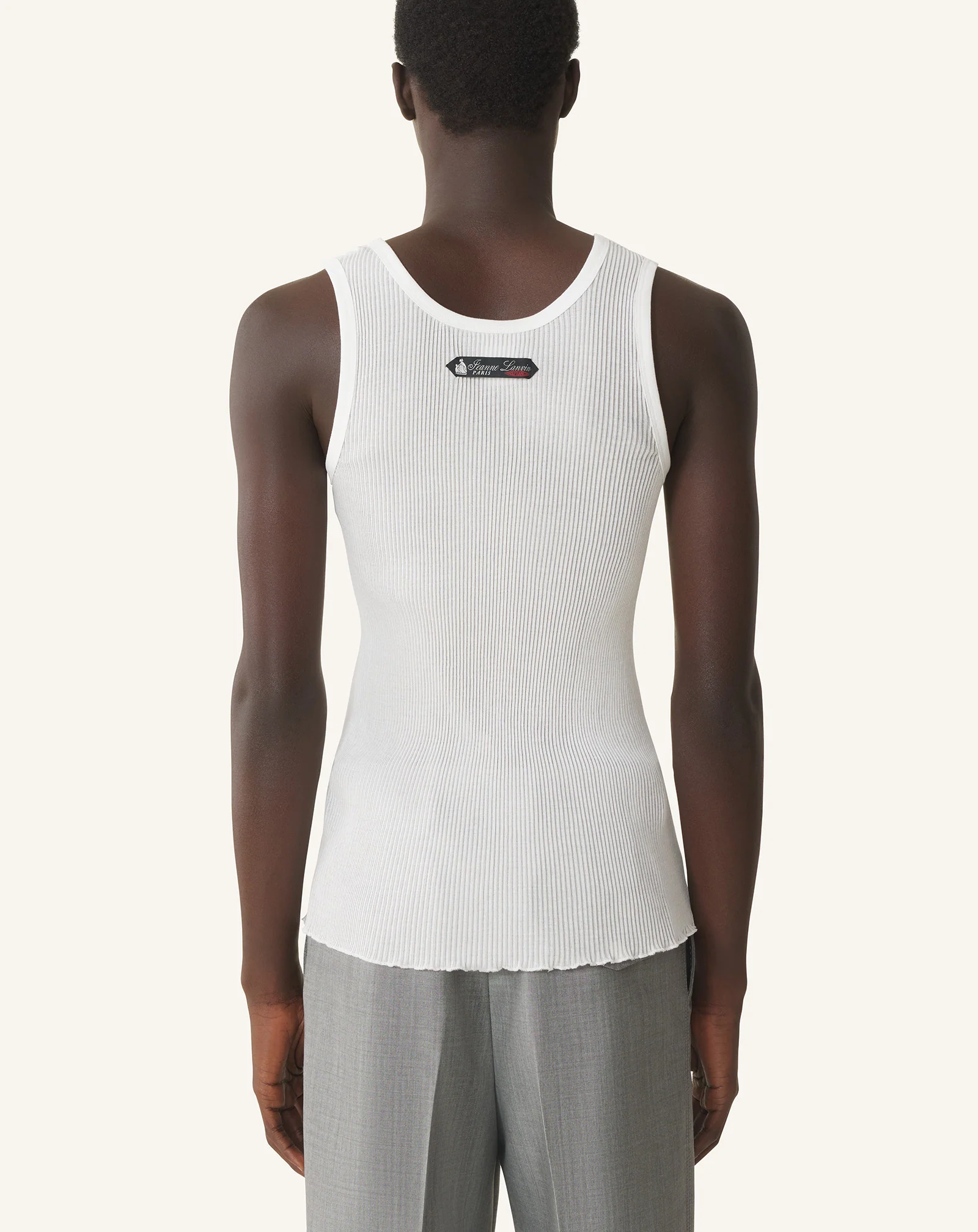 PLEATED JERSEY TANK TOP - Image 4