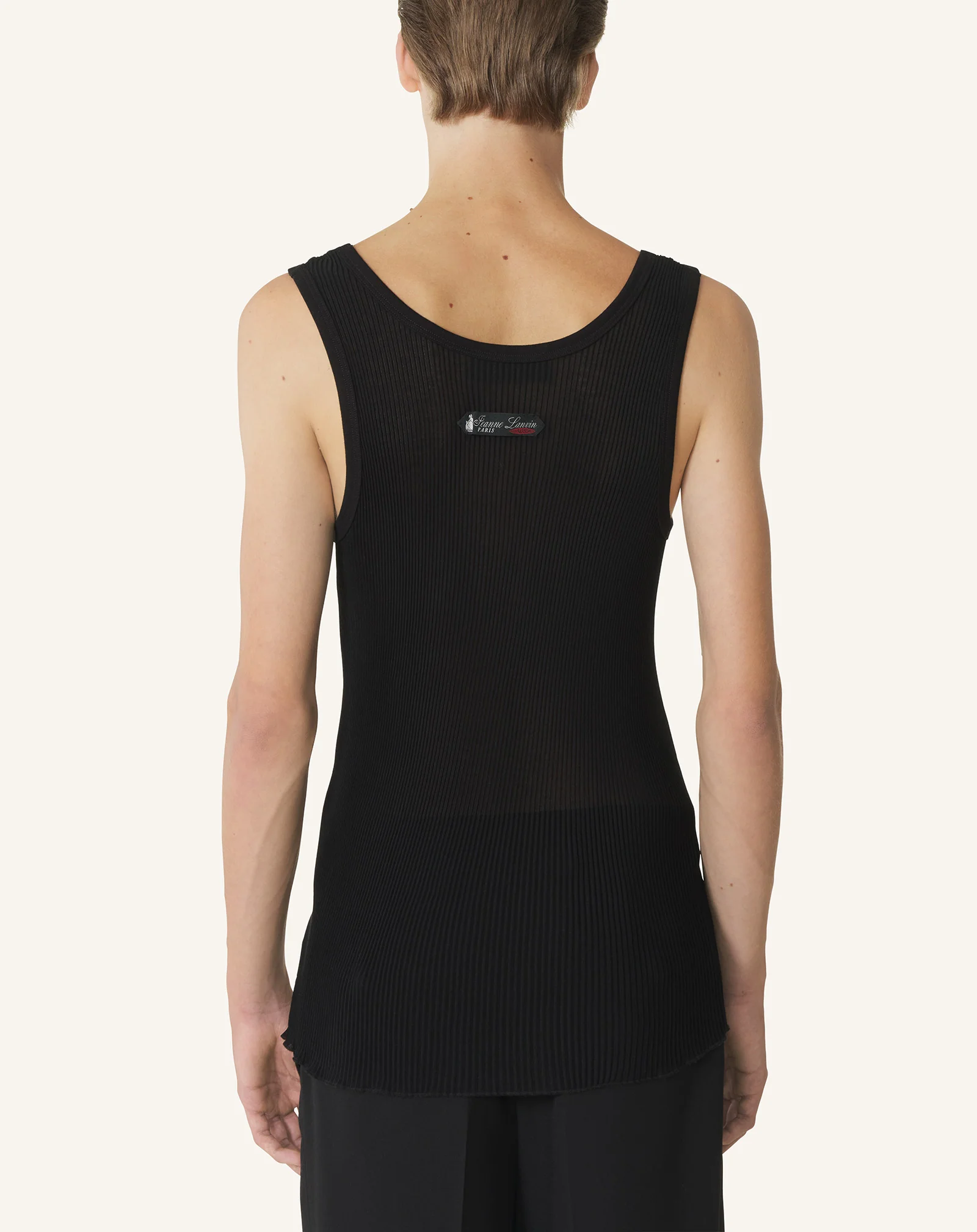 PLEATED JERSEY TANK TOP - Image 4