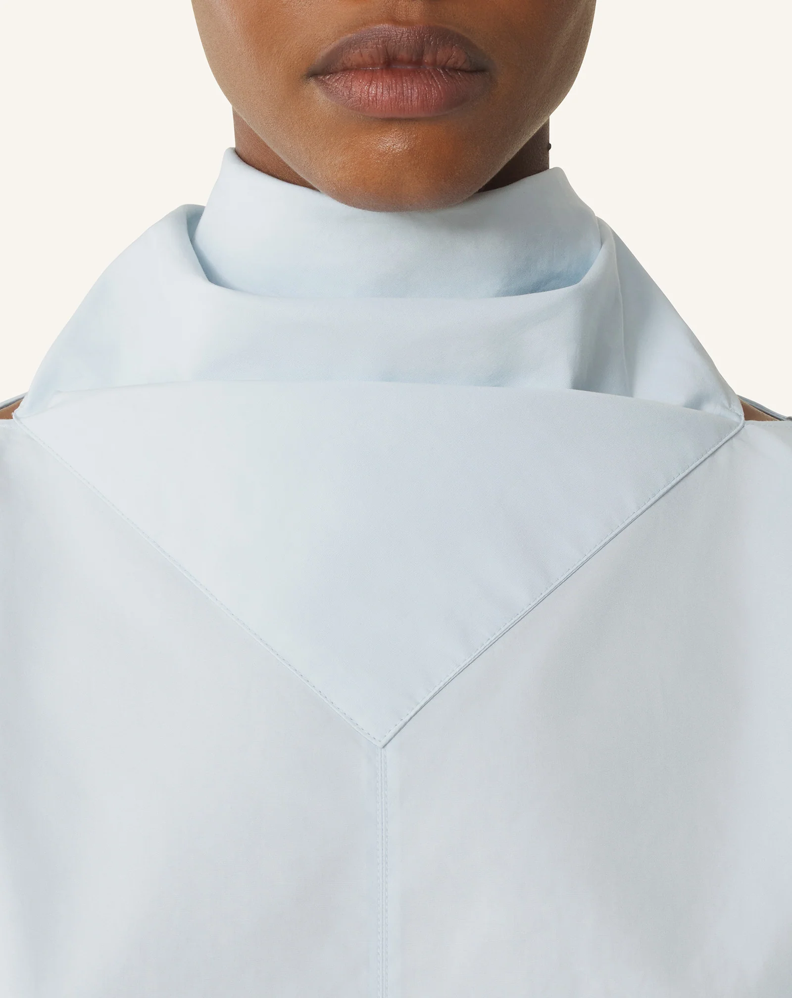 SCARF TOP IN COTTON POPLIN - Image 5