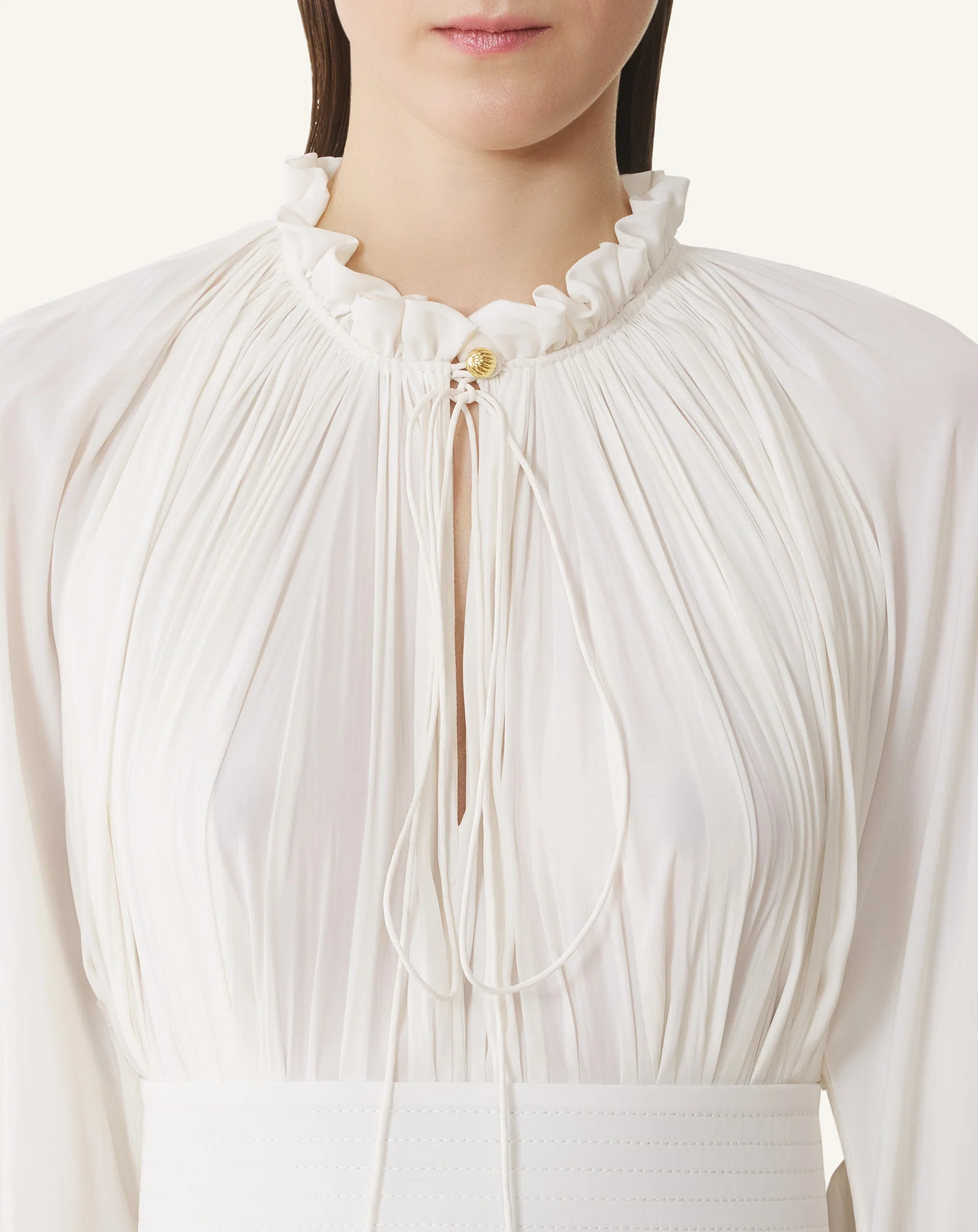 SHORT CHARMEUSE DRESS - Image 5