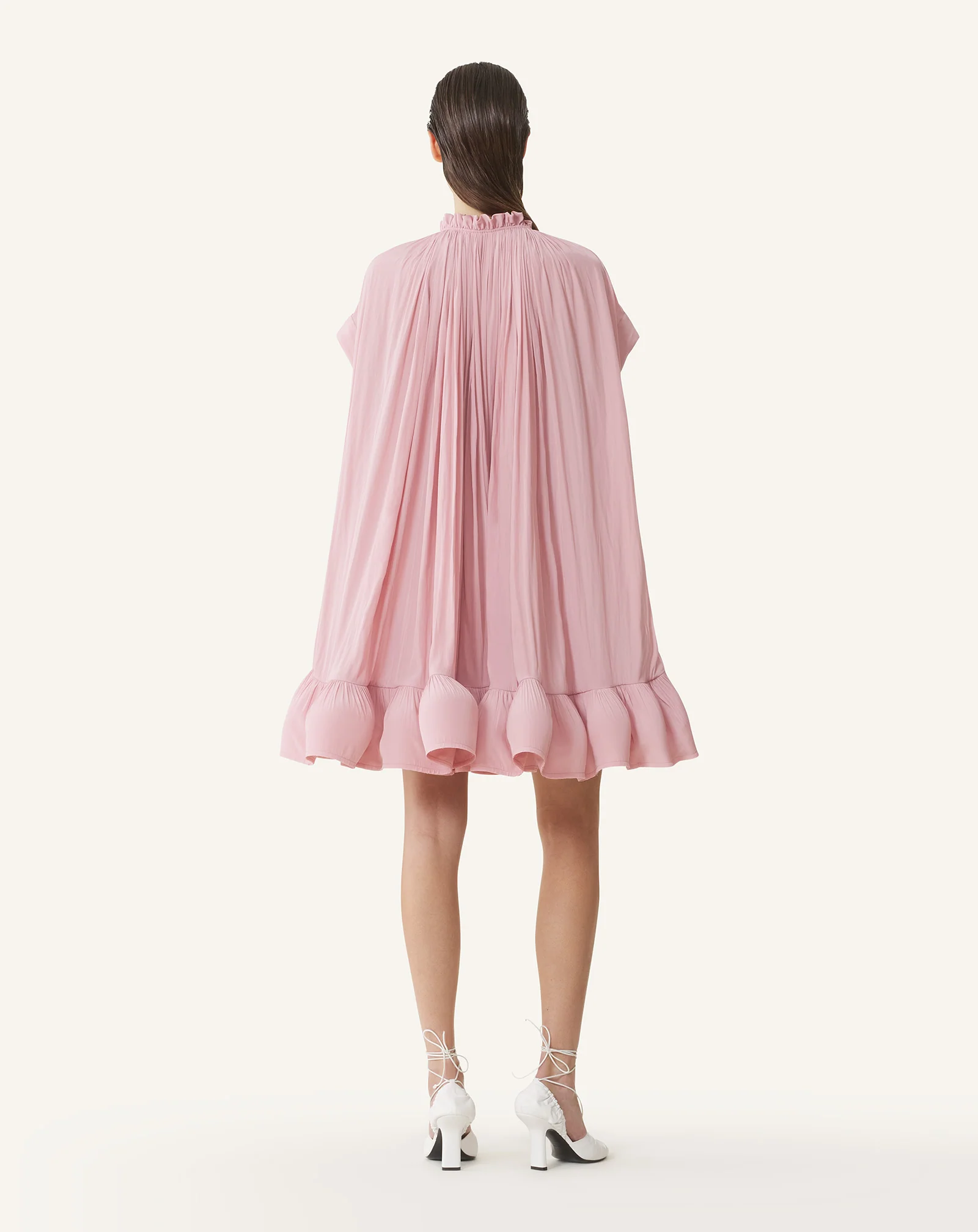SHORT CHARMEUSE DRESS - Image 4