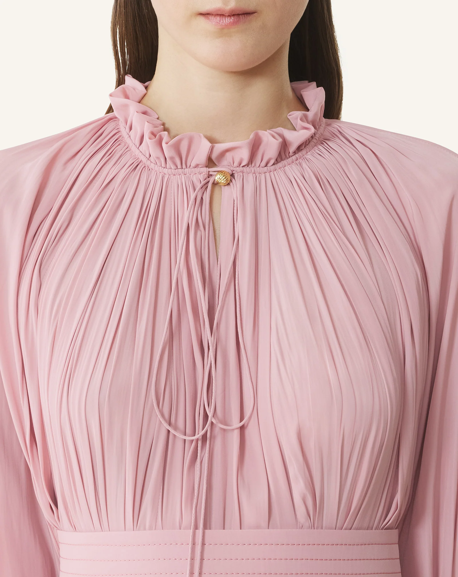 SHORT CHARMEUSE DRESS - Image 5