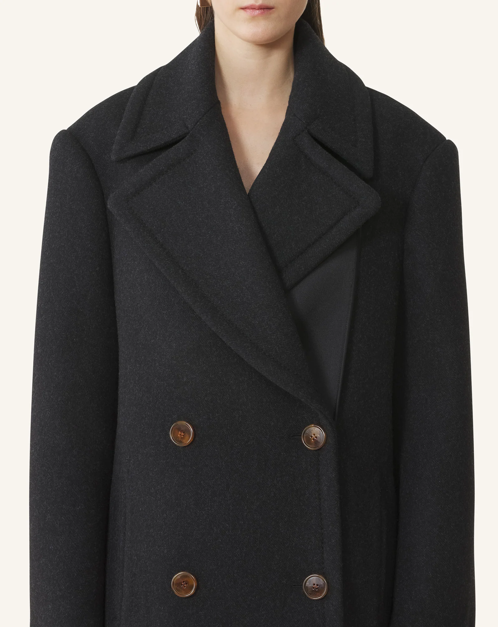 SHORT PEACOAT IN WOOL - Image 5