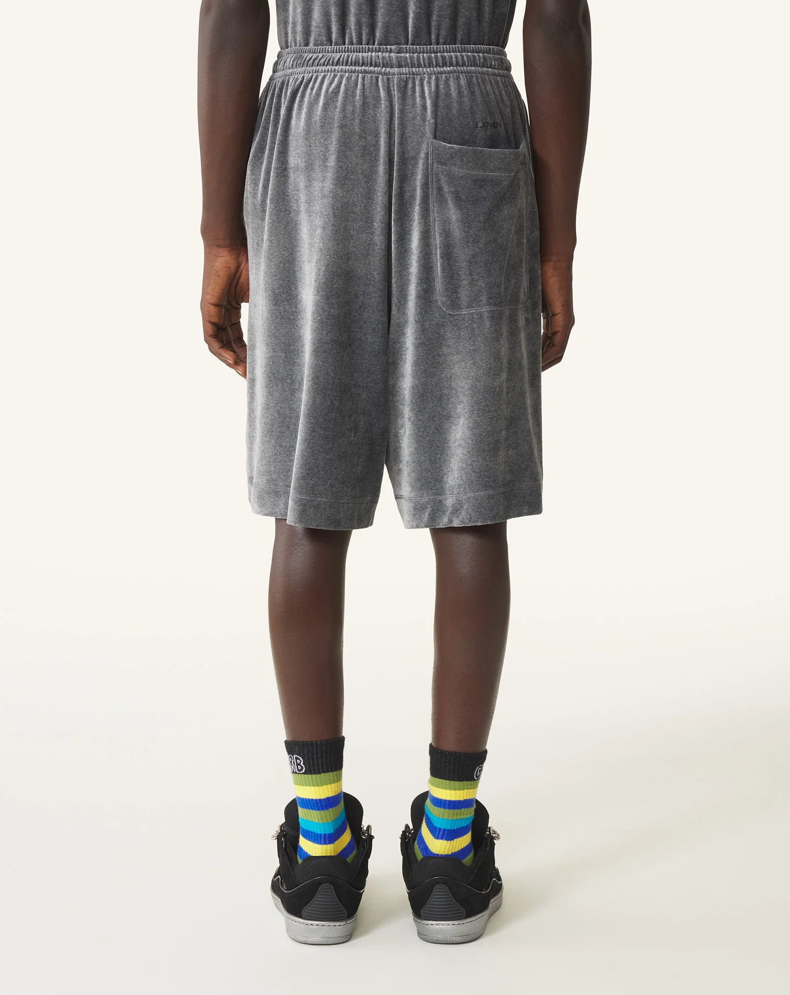 VELVET BERMUDA SHORTS - Image 4