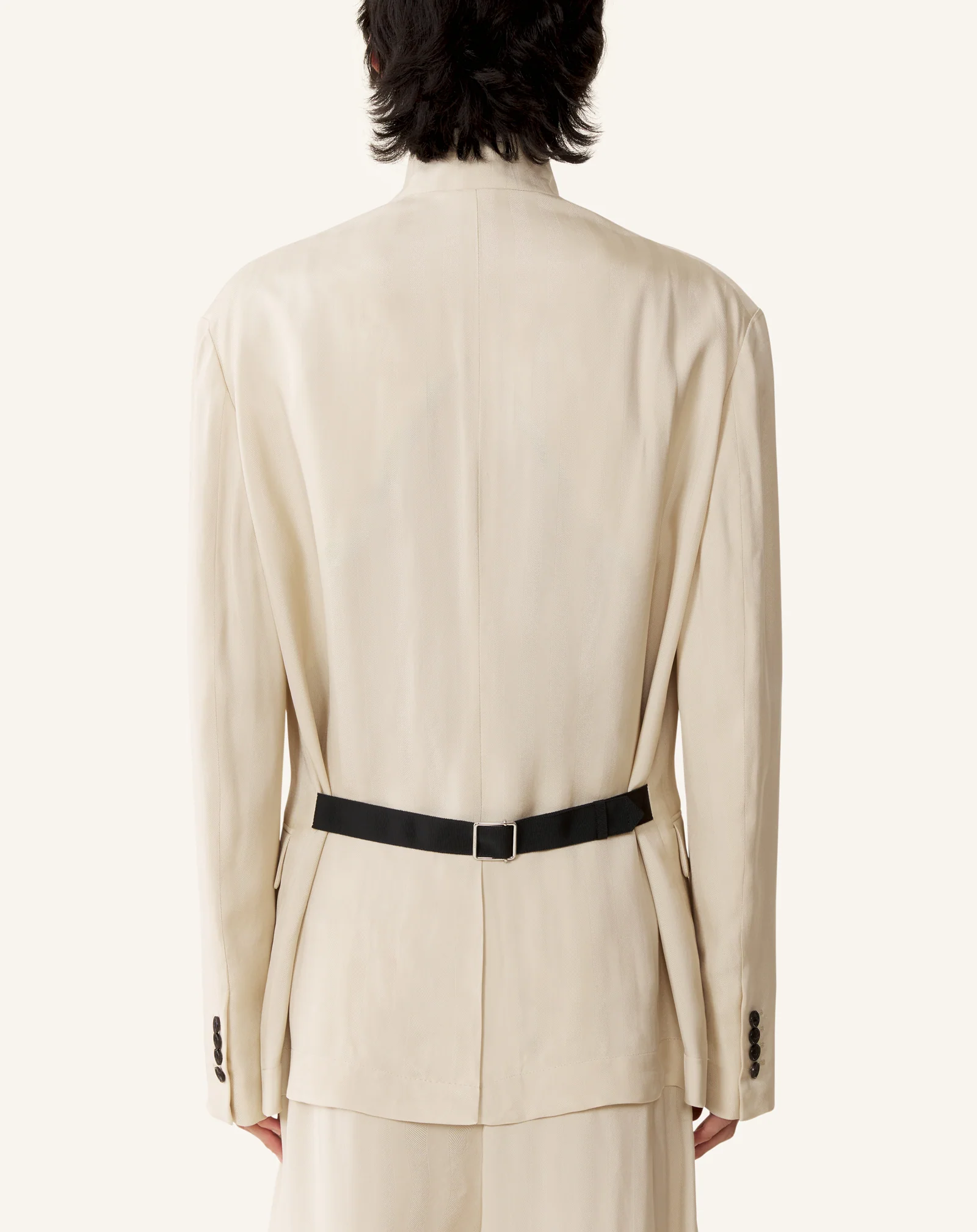 VISCOSE JACKET WITH STAND-UP COLLAR - Image 4