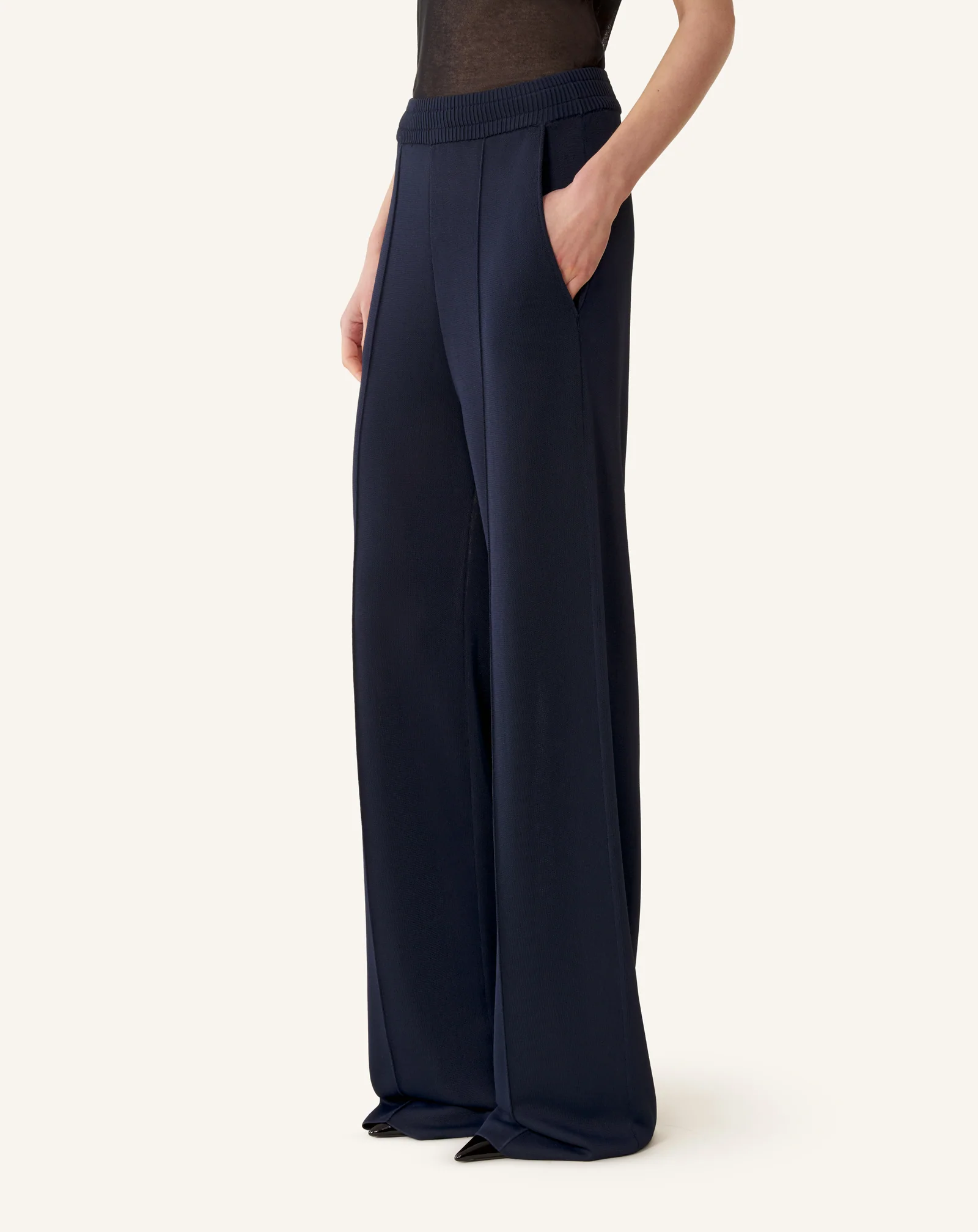 VISCOSE WIDE-LEG PANTS - Image 3