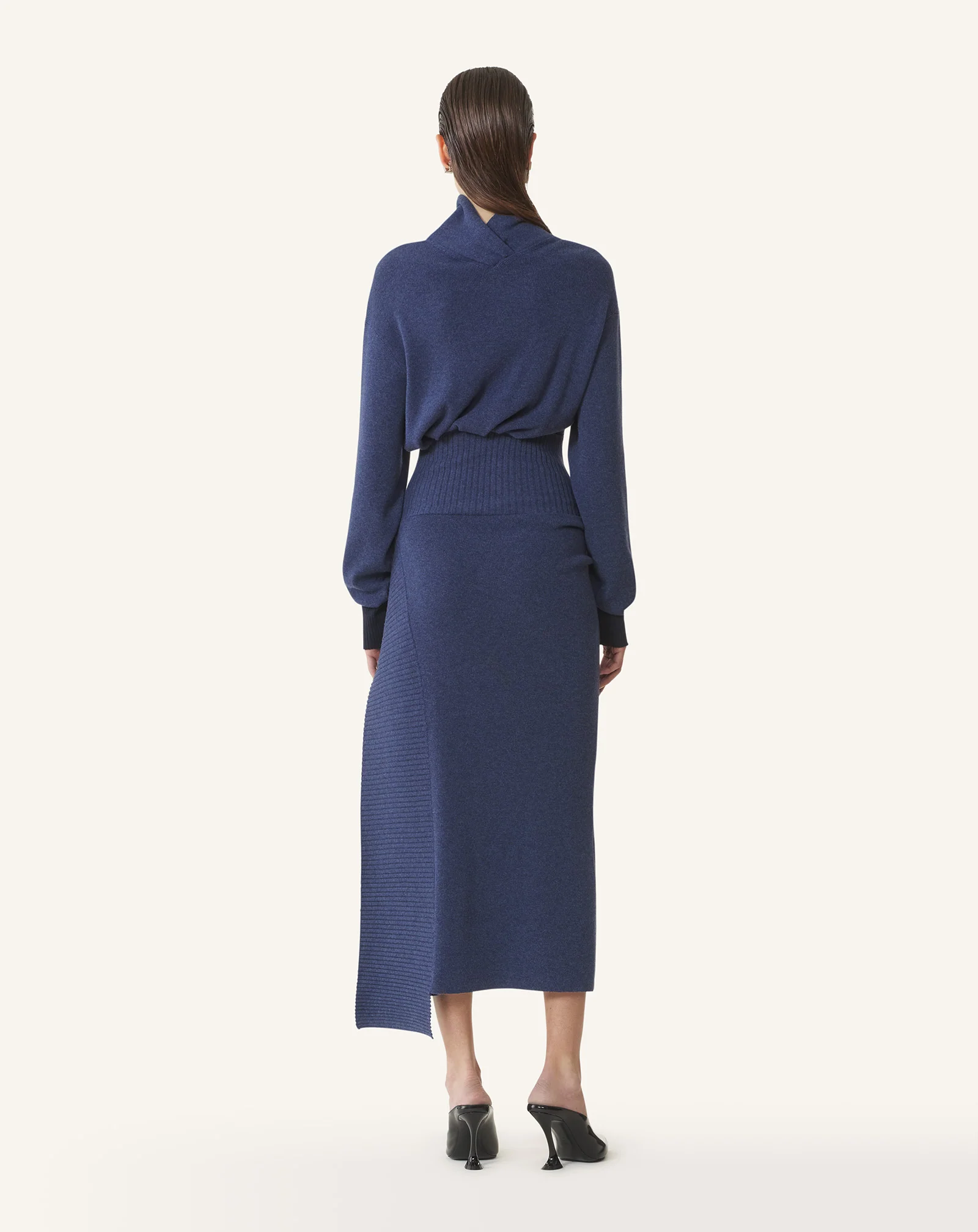 WOOL AND CASHMERE MIDI DRESS - Image 4