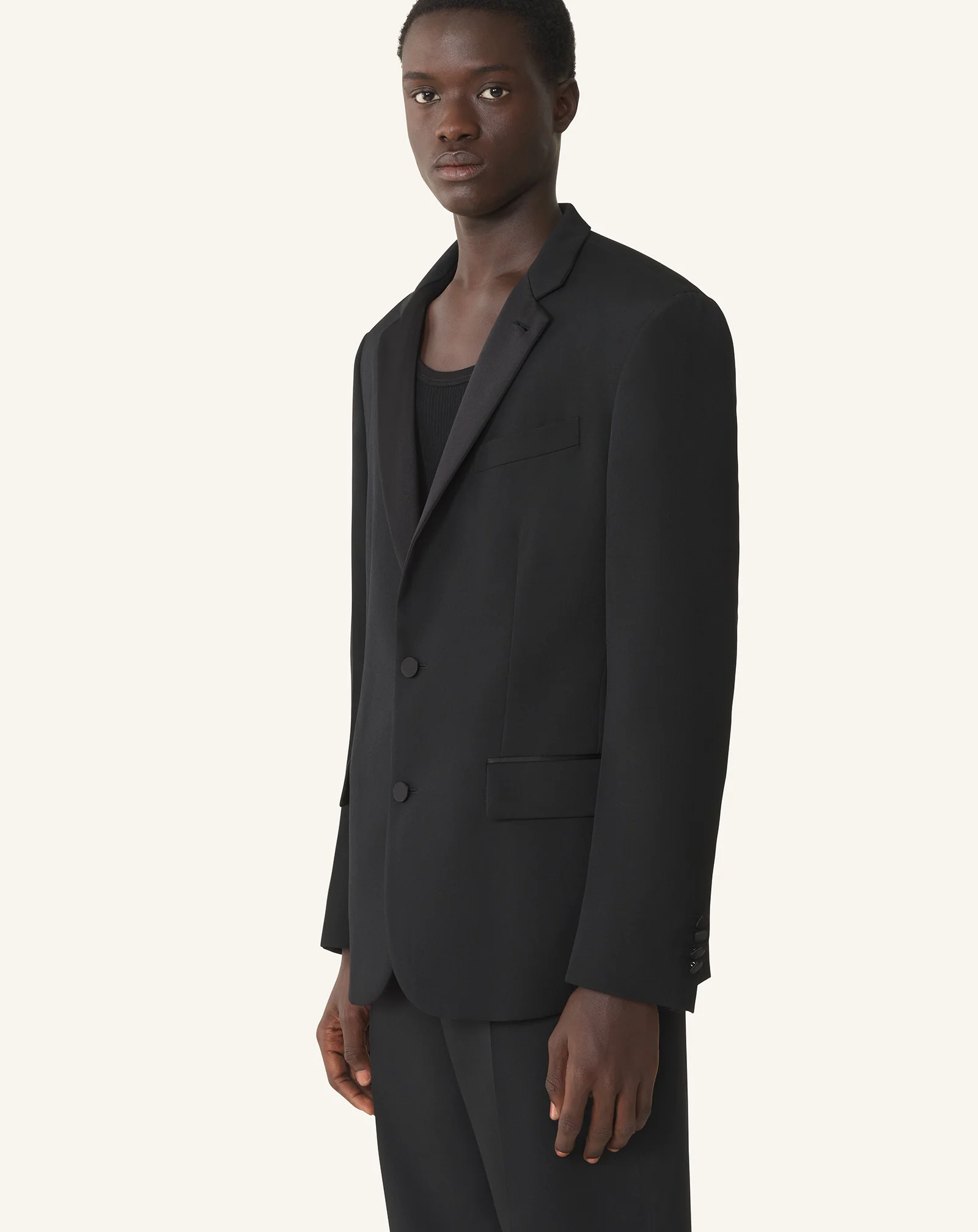WOOL JACKET WITH STAND-UP COLLAR - Image 3
